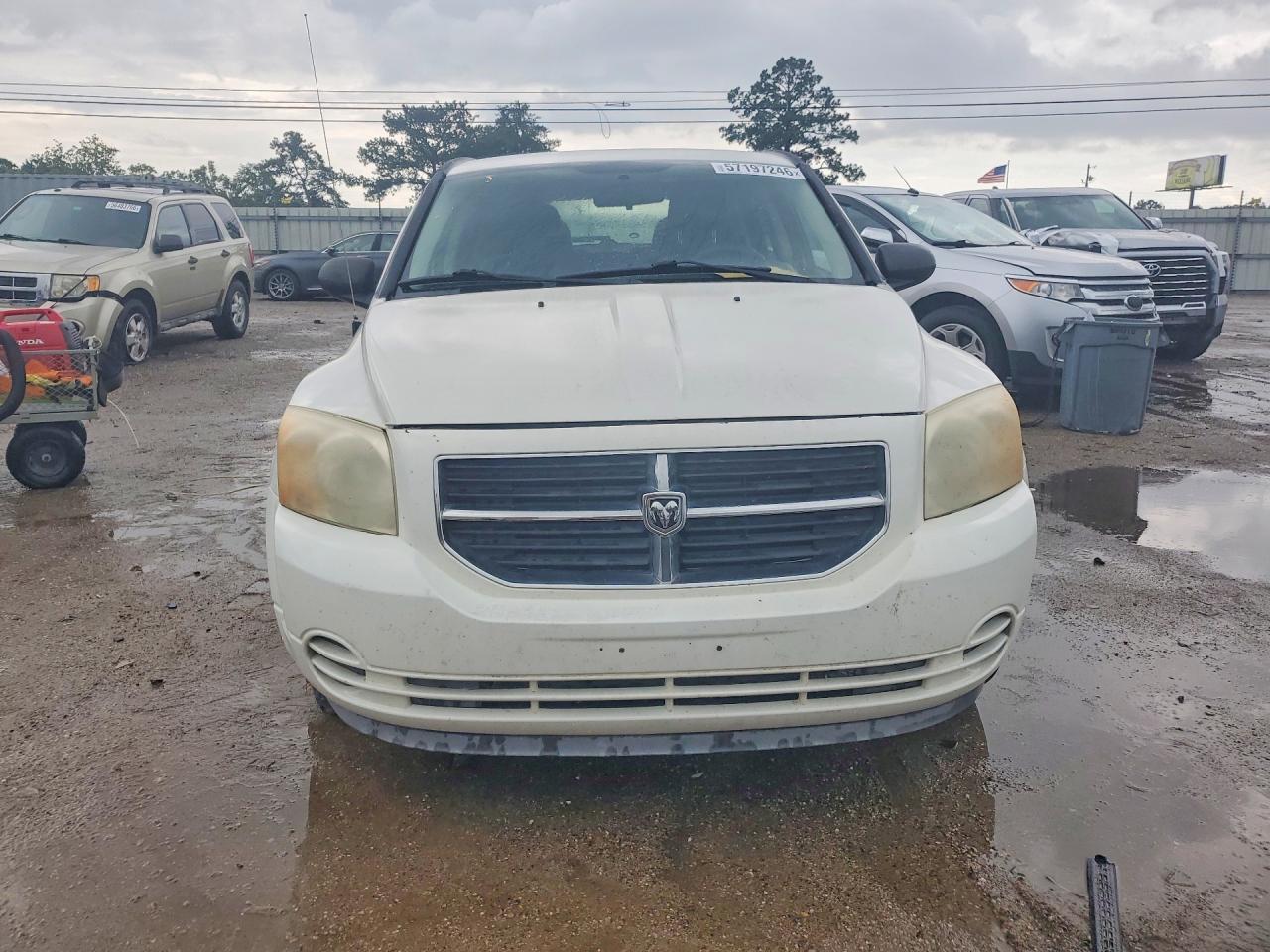 2010 Dodge Caliber Sxt White vin: 1B3CB4HA0AD533795