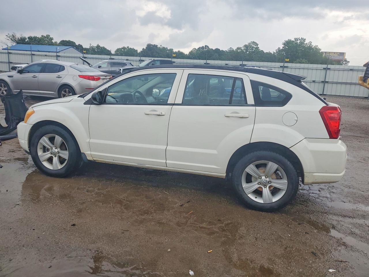 2010 Dodge Caliber Sxt White vin: 1B3CB4HA0AD533795