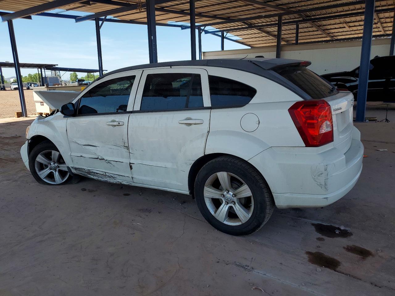 2010 Dodge Caliber Sxt White vin: 1B3CB4HA0AD544263
