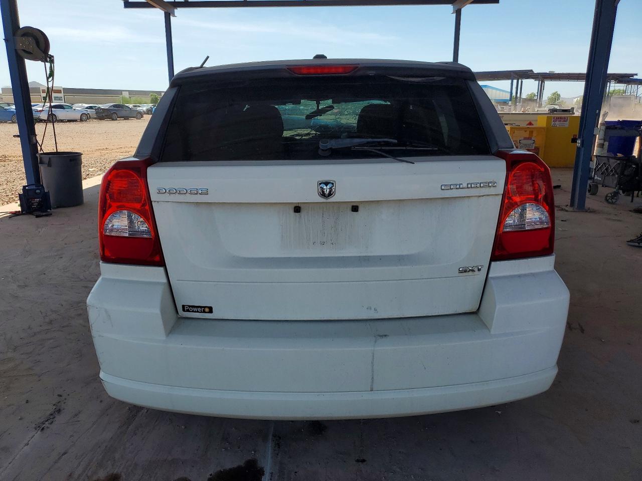 2010 Dodge Caliber Sxt White vin: 1B3CB4HA0AD544263