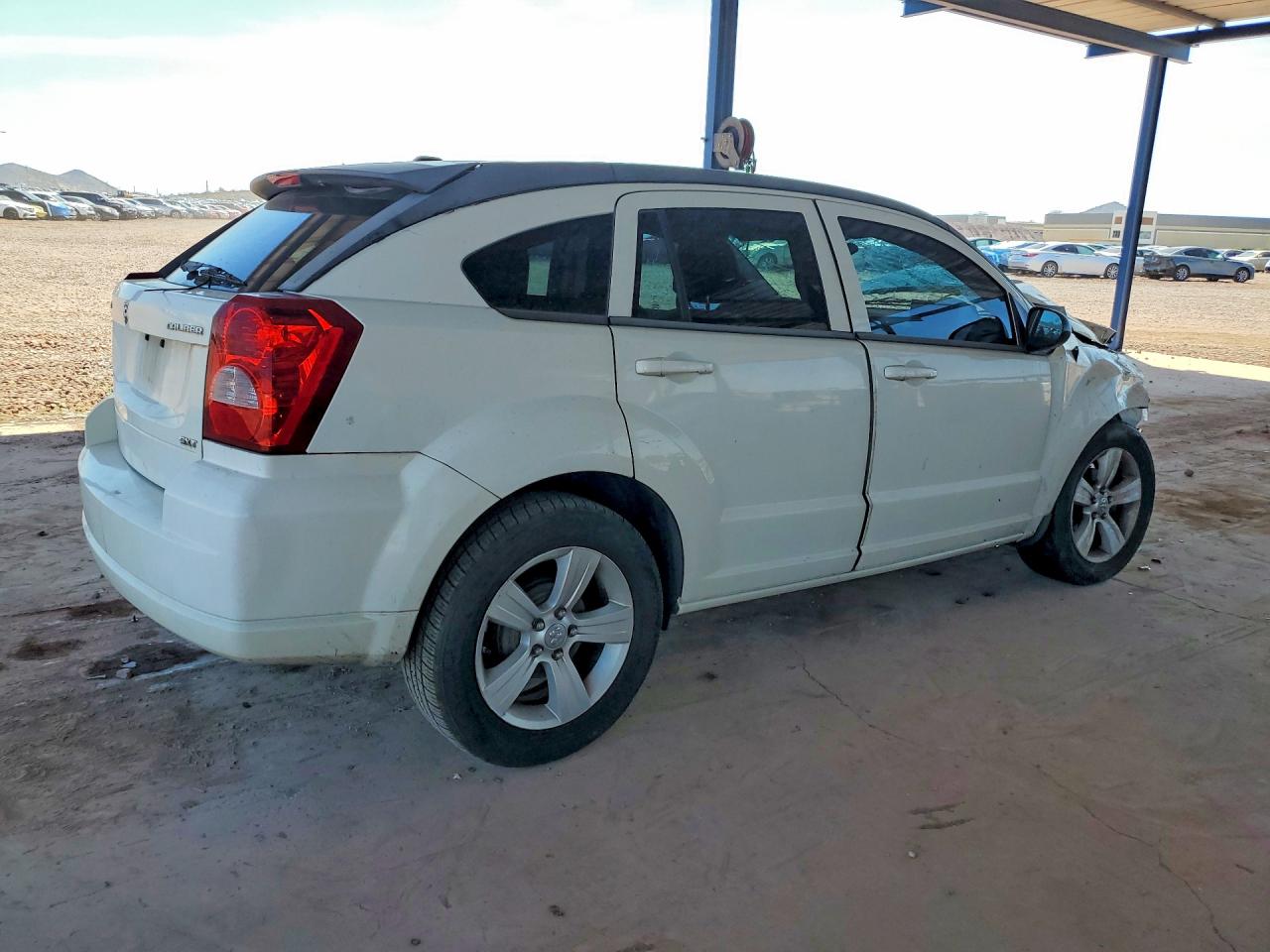 2010 Dodge Caliber Sxt White vin: 1B3CB4HA0AD544263