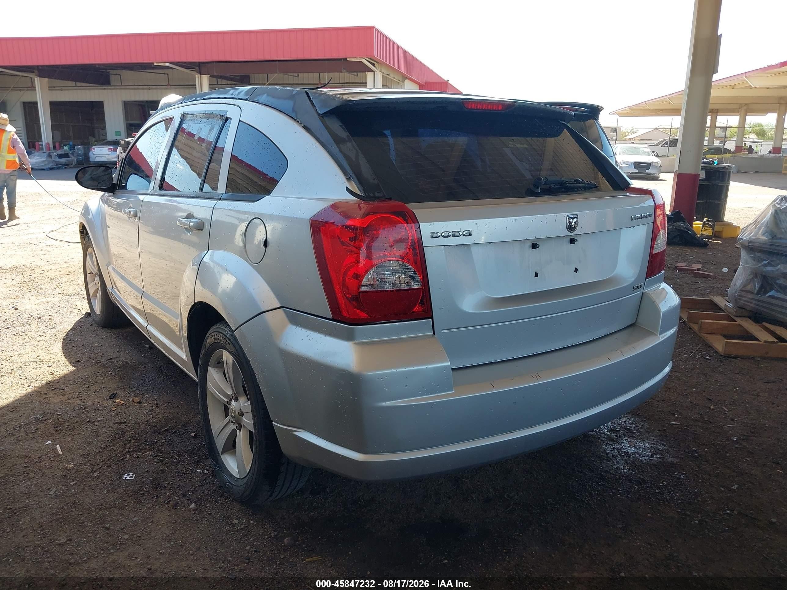 2010 Dodge Caliber Sxt Silver vin: 1B3CB4HA0AD586562