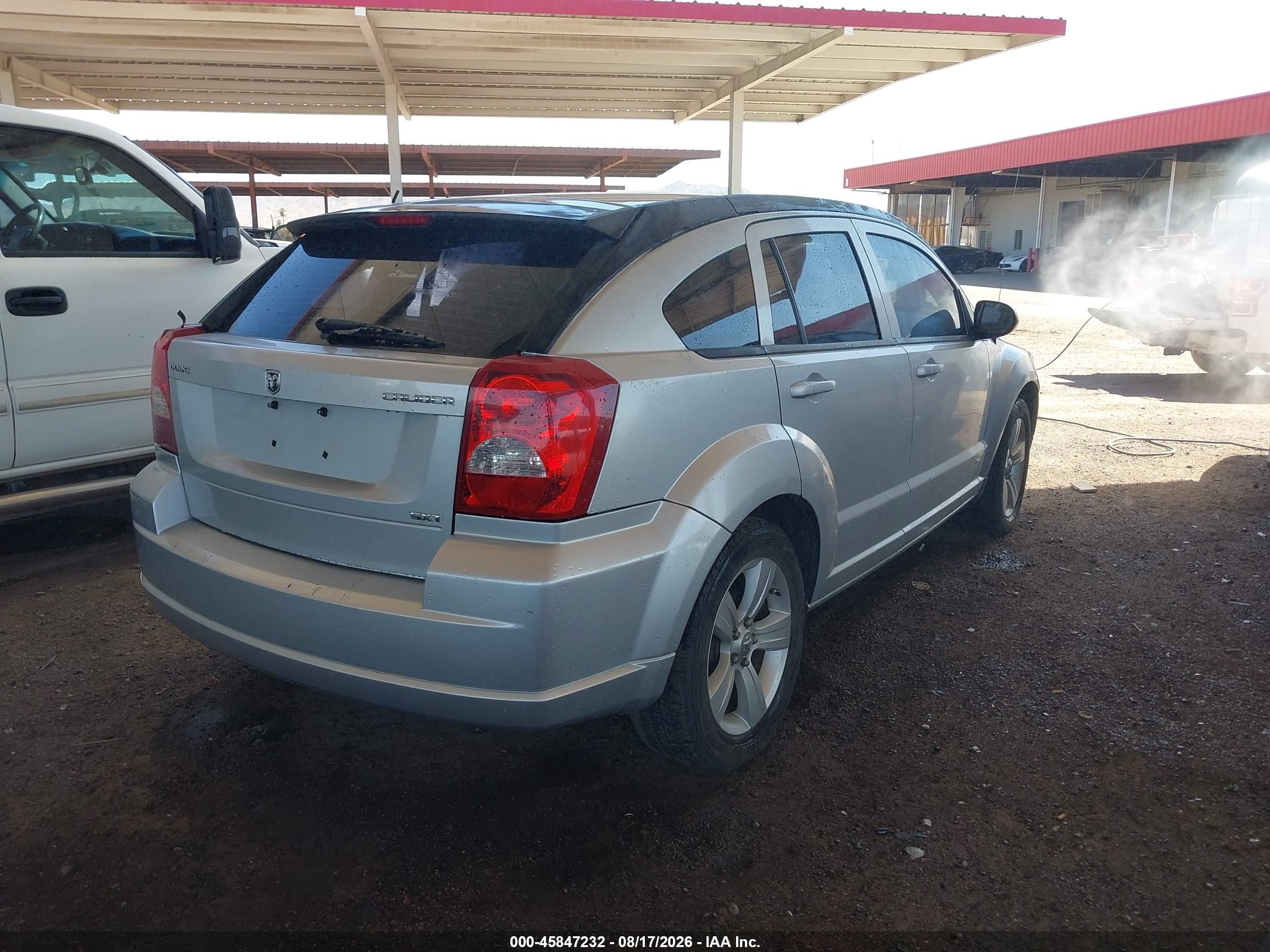 2010 Dodge Caliber Sxt Silver vin: 1B3CB4HA0AD586562