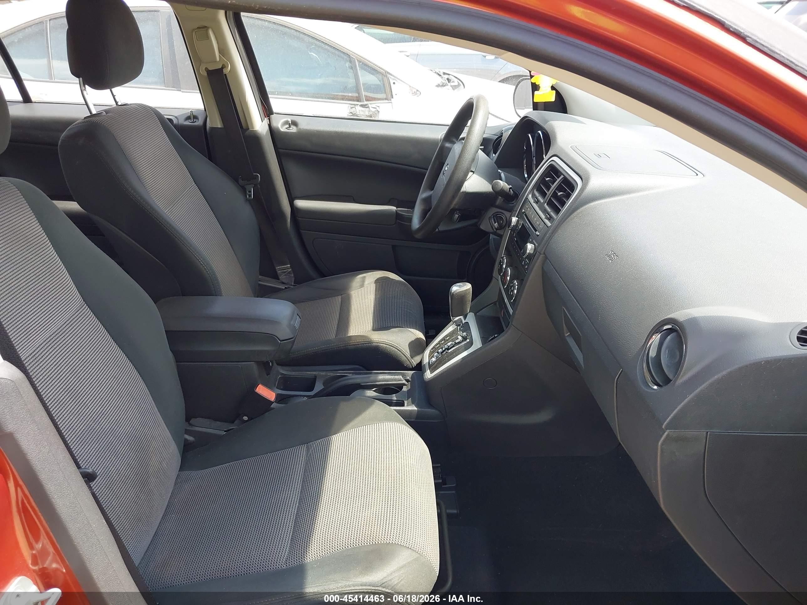 2010 Dodge Caliber Sxt Orange vin: 1B3CB4HA0AD603019