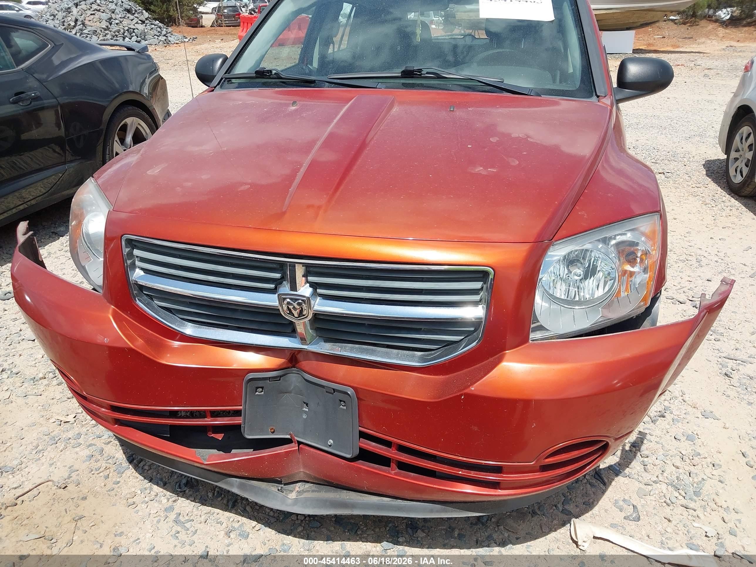 2010 Dodge Caliber Sxt Orange vin: 1B3CB4HA0AD603019
