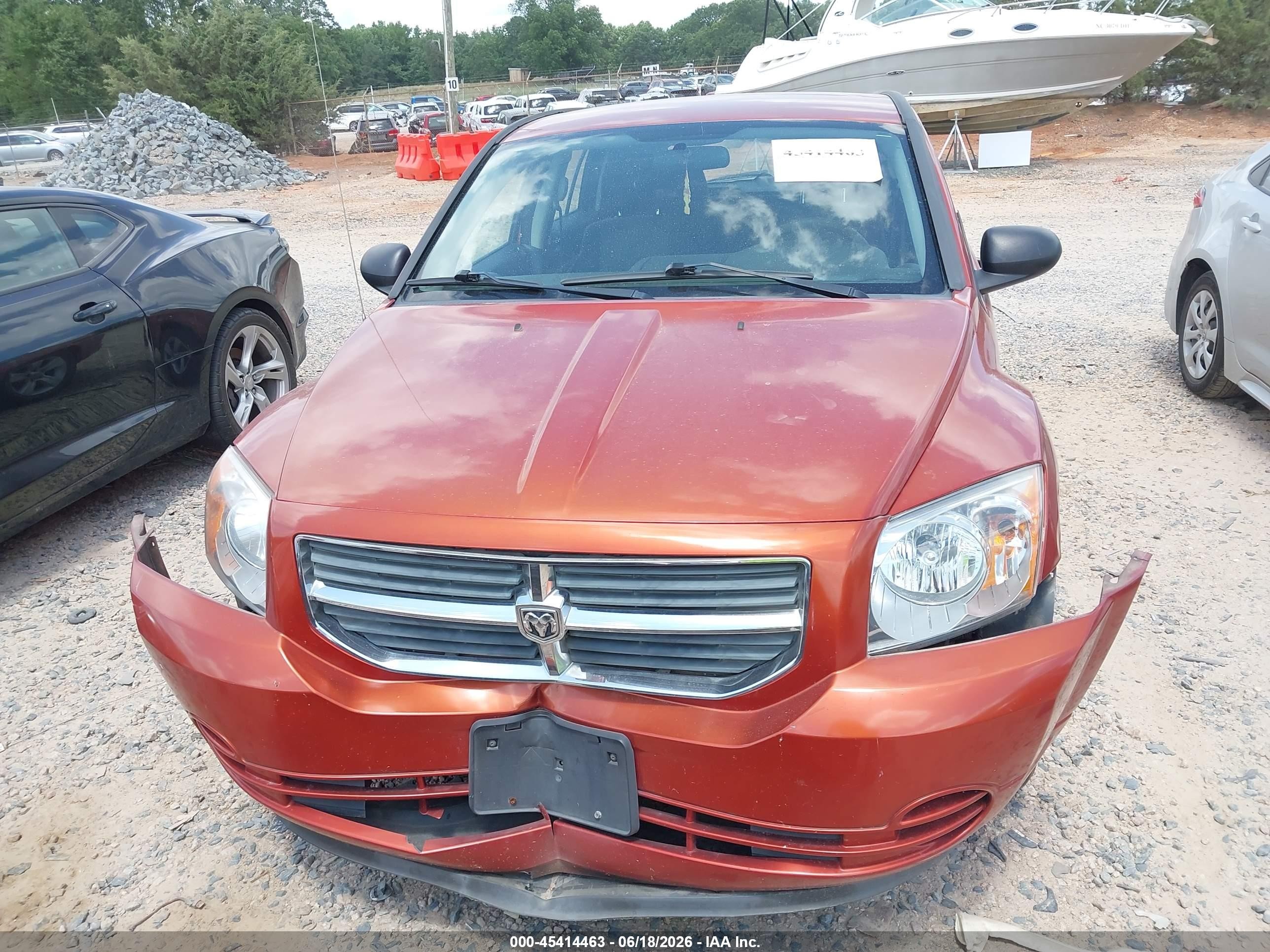 2010 Dodge Caliber Sxt Orange vin: 1B3CB4HA0AD603019
