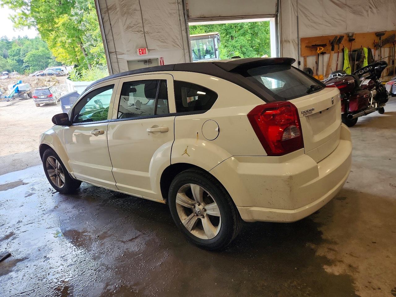 2010 Dodge Caliber Sxt White vin: 1B3CB4HA2AD534060
