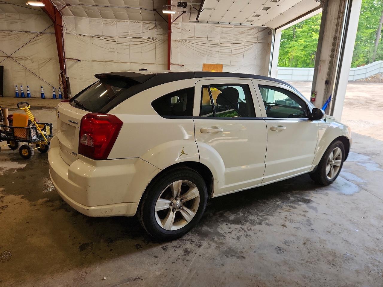 2010 Dodge Caliber Sxt White vin: 1B3CB4HA2AD534060