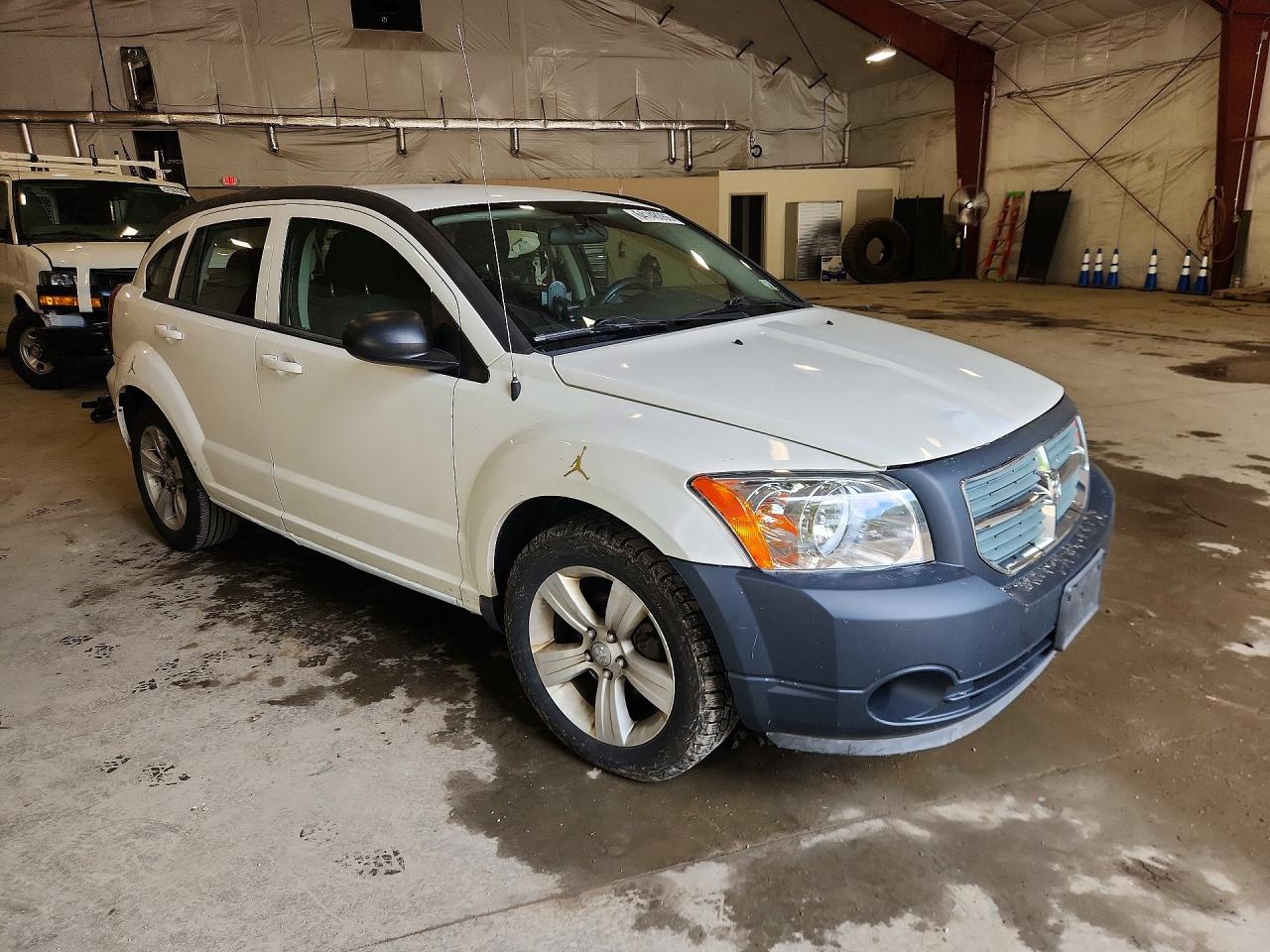 2010 Dodge Caliber Sxt White vin: 1B3CB4HA2AD534060