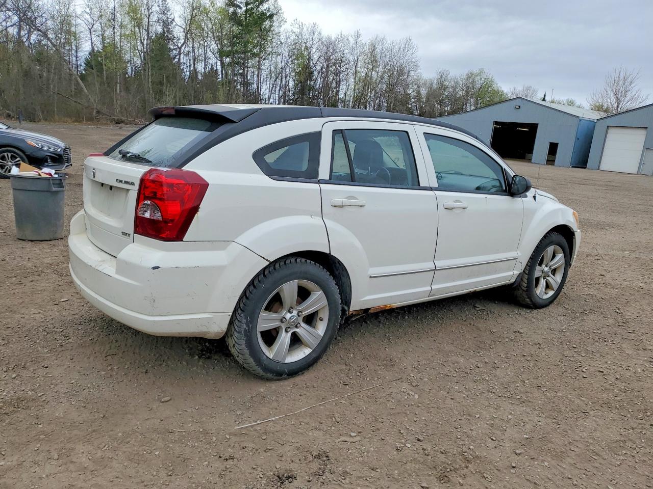 2010 Dodge Caliber Sxt White vin: 1B3CB4HA2AD605919