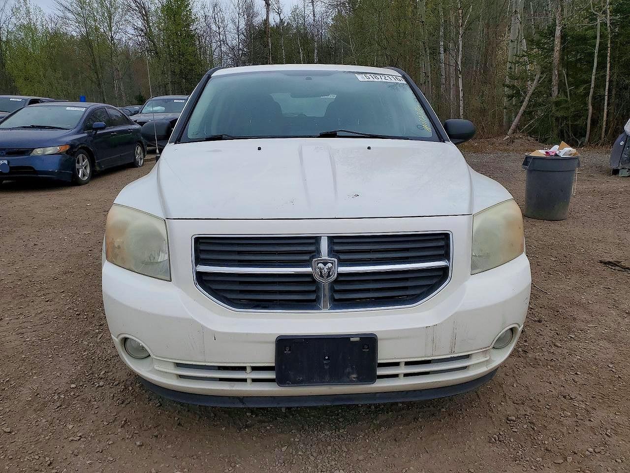 2010 Dodge Caliber Sxt White vin: 1B3CB4HA2AD605919