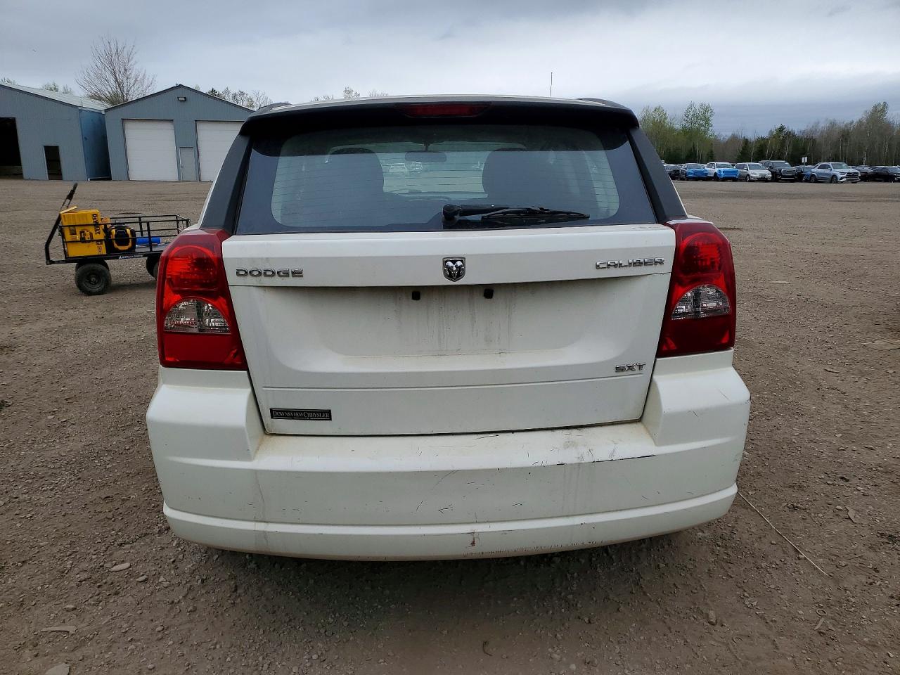 2010 Dodge Caliber Sxt White vin: 1B3CB4HA2AD605919