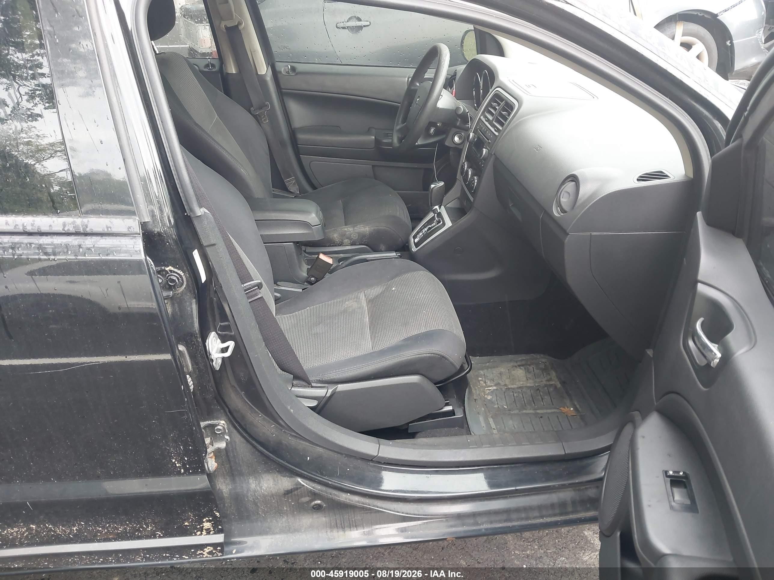 2010 Dodge Caliber Sxt Black vin: 1B3CB4HA2AD664906