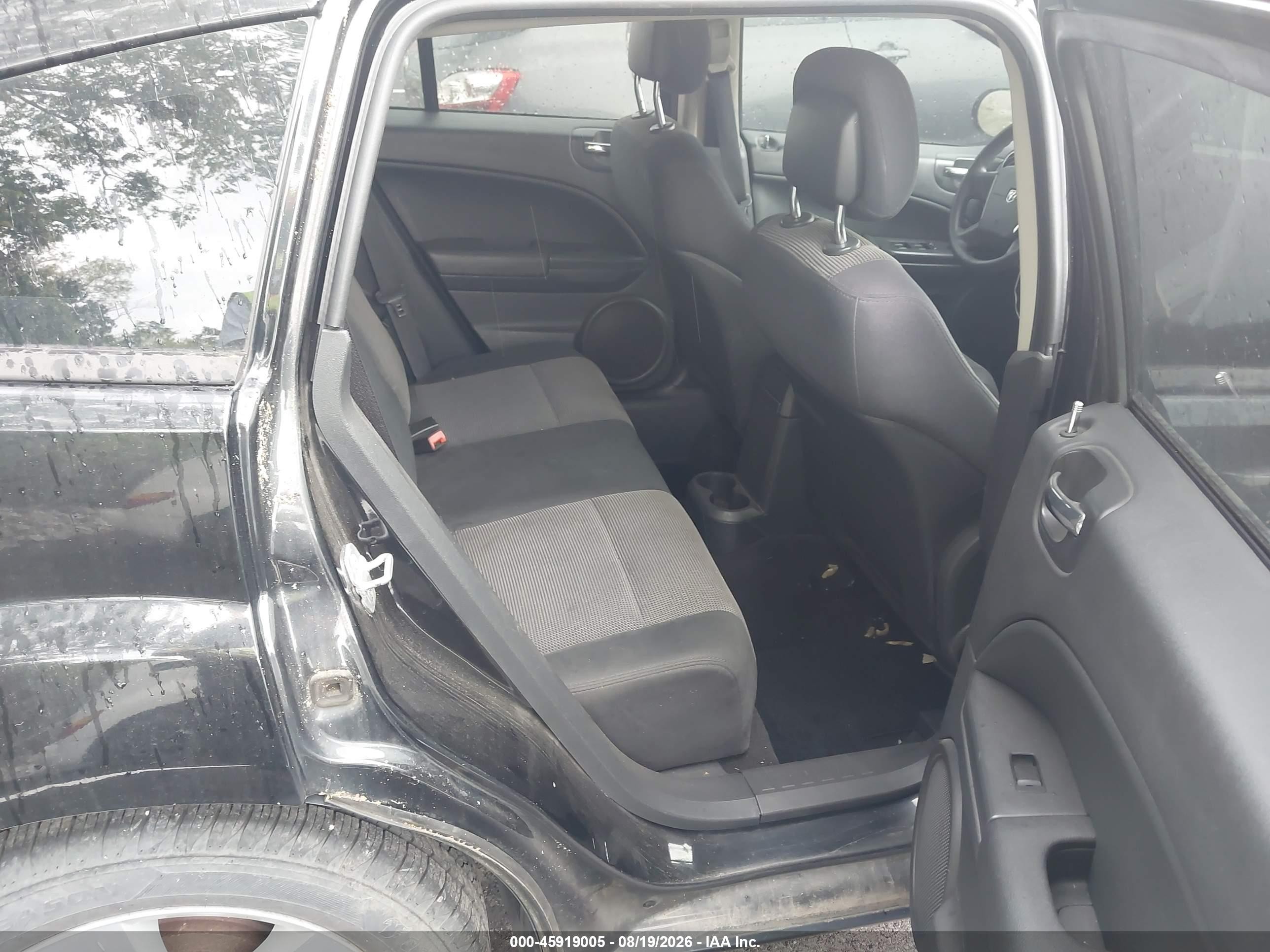 2010 Dodge Caliber Sxt Black vin: 1B3CB4HA2AD664906