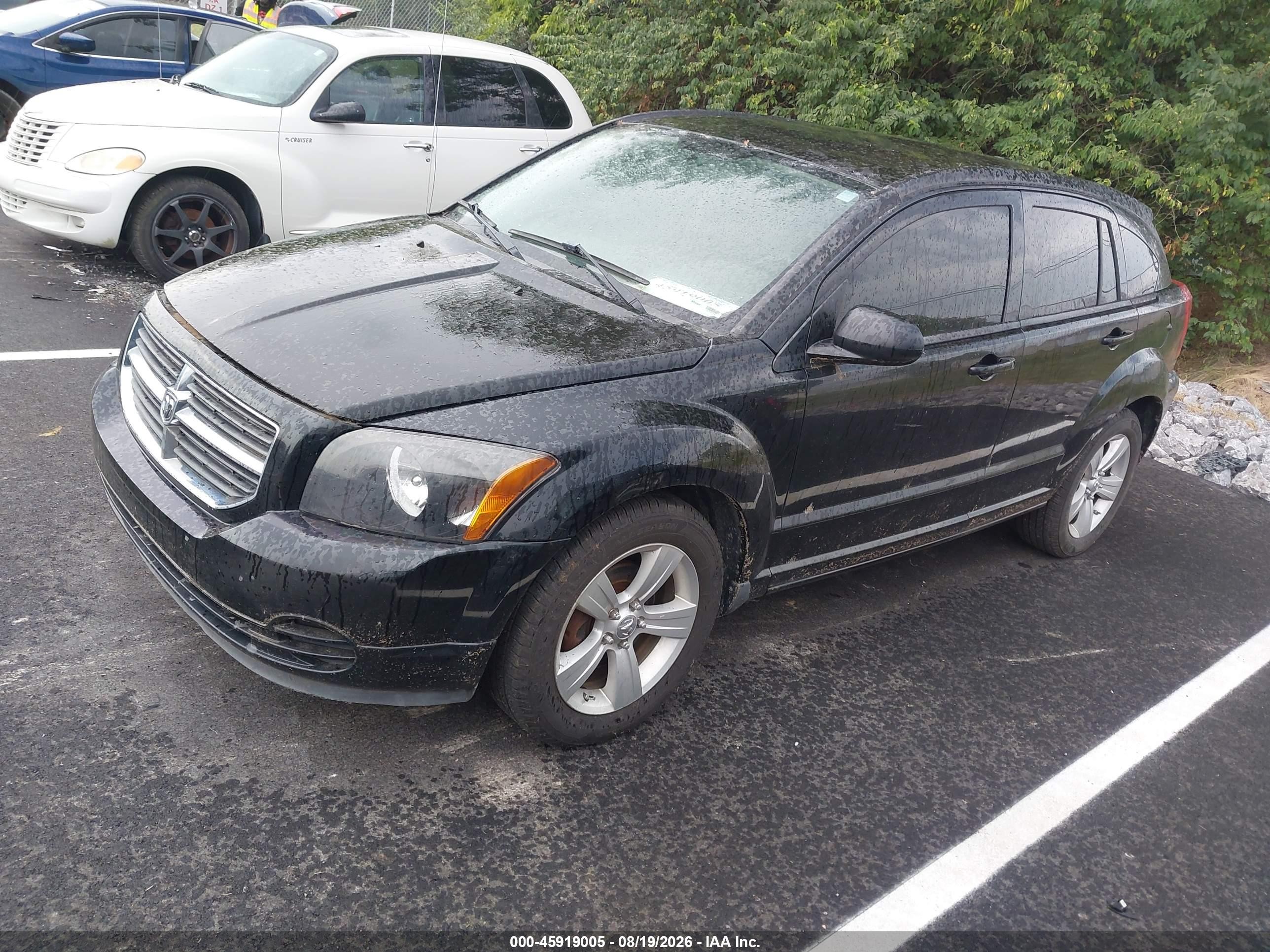 2010 Dodge Caliber Sxt Black vin: 1B3CB4HA2AD664906
