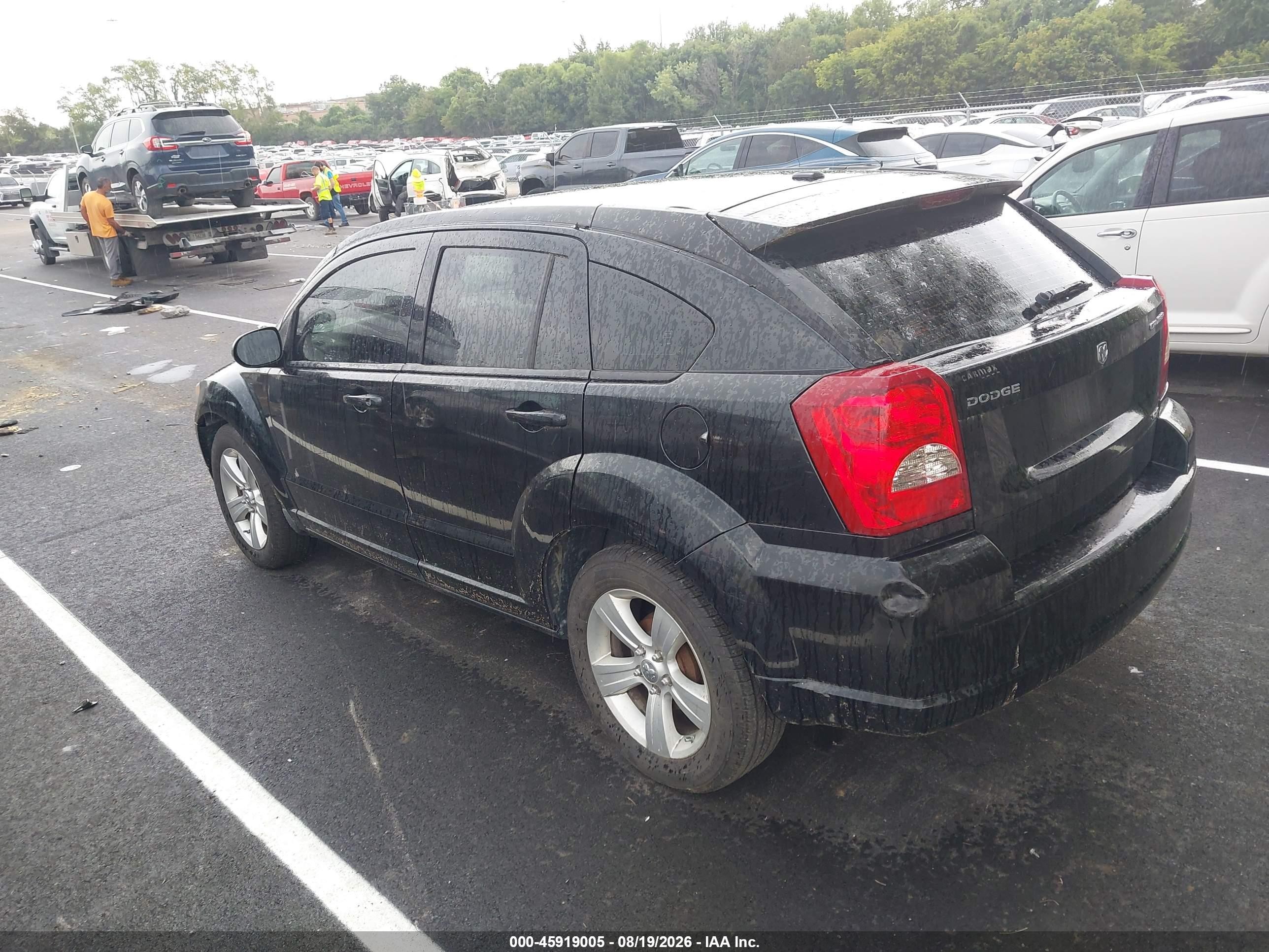 2010 Dodge Caliber Sxt Black vin: 1B3CB4HA2AD664906