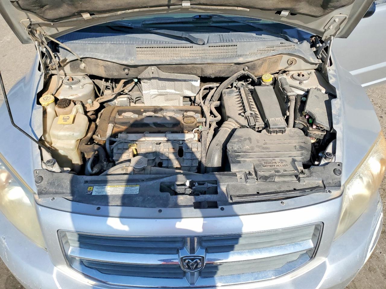 2010 Dodge Caliber Sxt Silver vin: 1B3CB4HA3AD530230