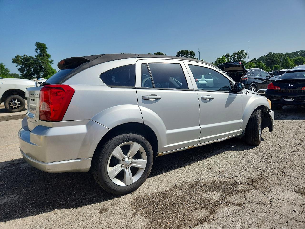 2010 Dodge Caliber Sxt Silver vin: 1B3CB4HA3AD534813