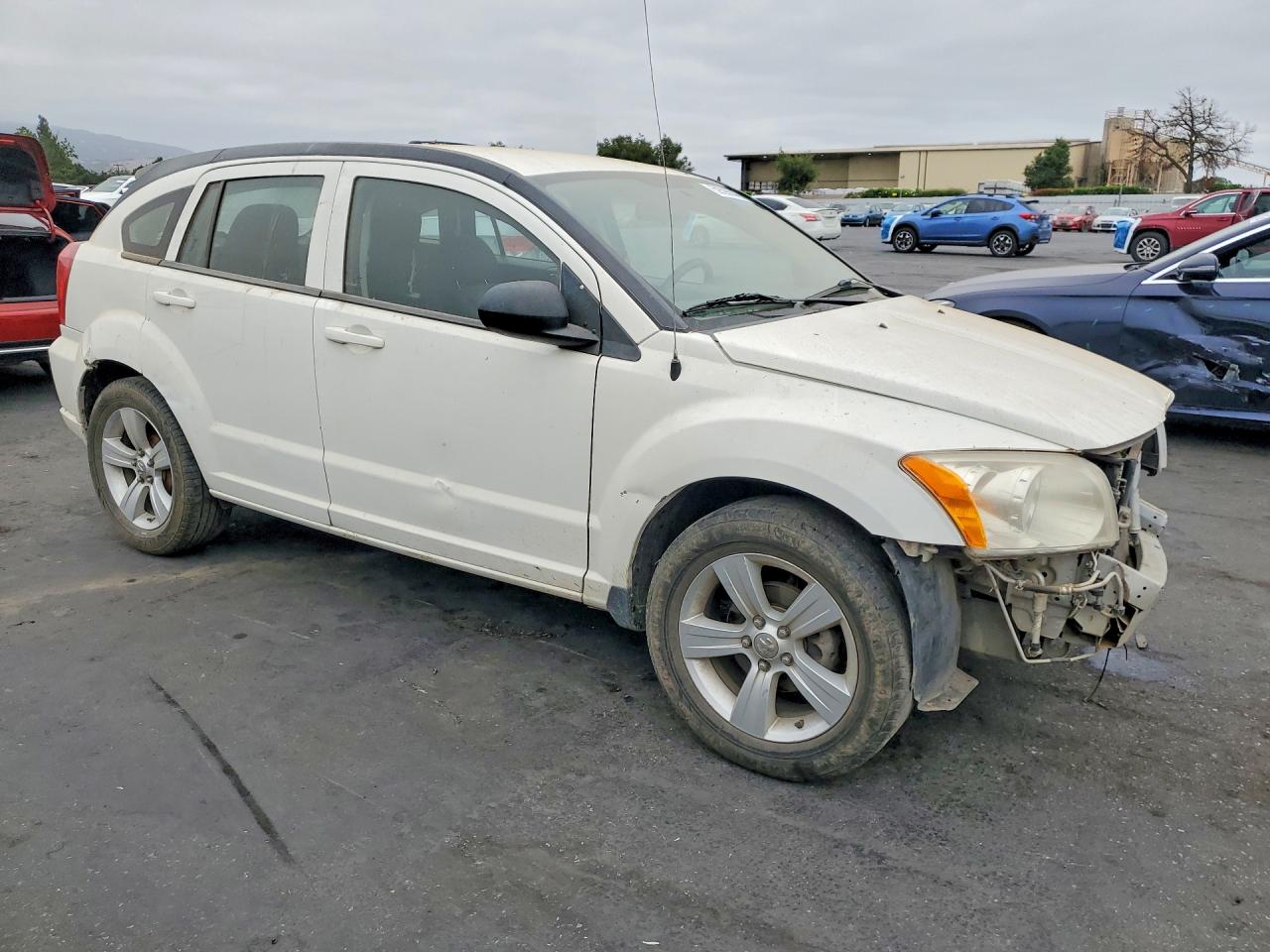 2010 Dodge Caliber Se White vin: 1B3CB4HA3AD535038
