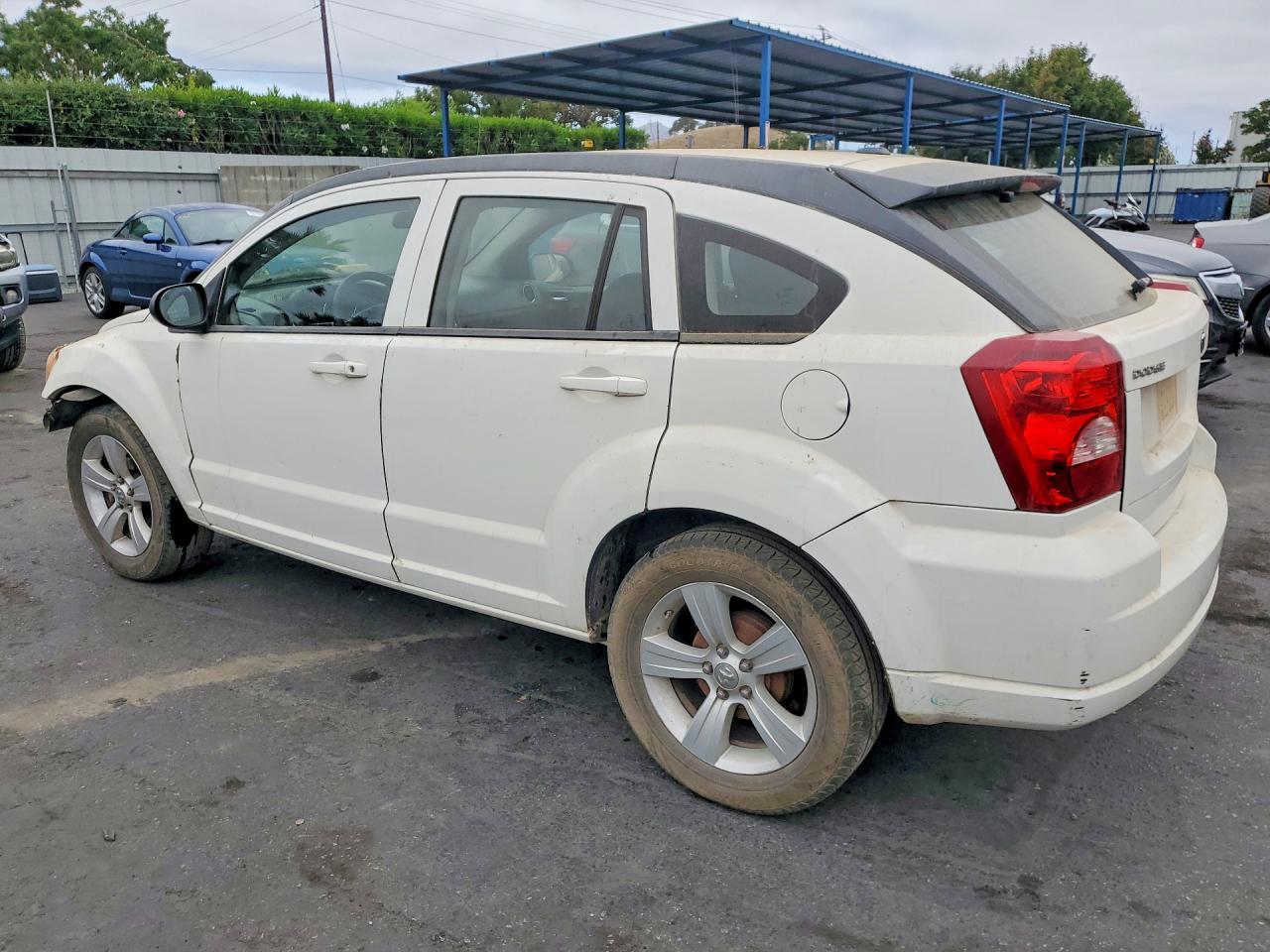 2010 Dodge Caliber Se White vin: 1B3CB4HA3AD535038