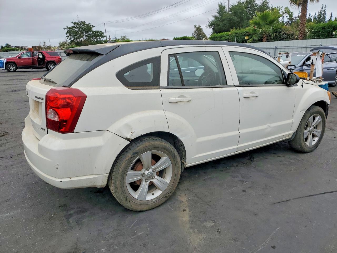 2010 Dodge Caliber Se White vin: 1B3CB4HA3AD535038