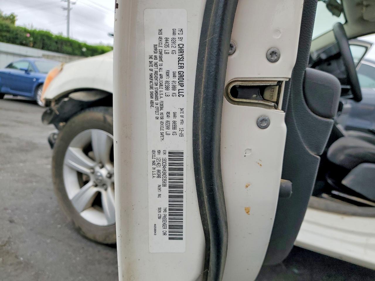 2010 Dodge Caliber Se White vin: 1B3CB4HA3AD535038