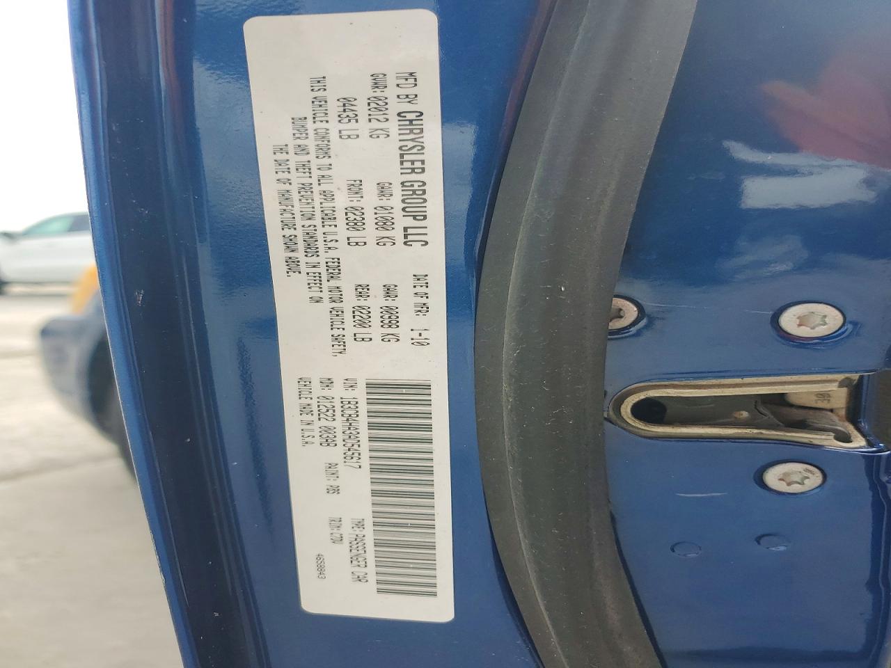 2010 Dodge Caliber Sxt Blue vin: 1B3CB4HA3AD545617