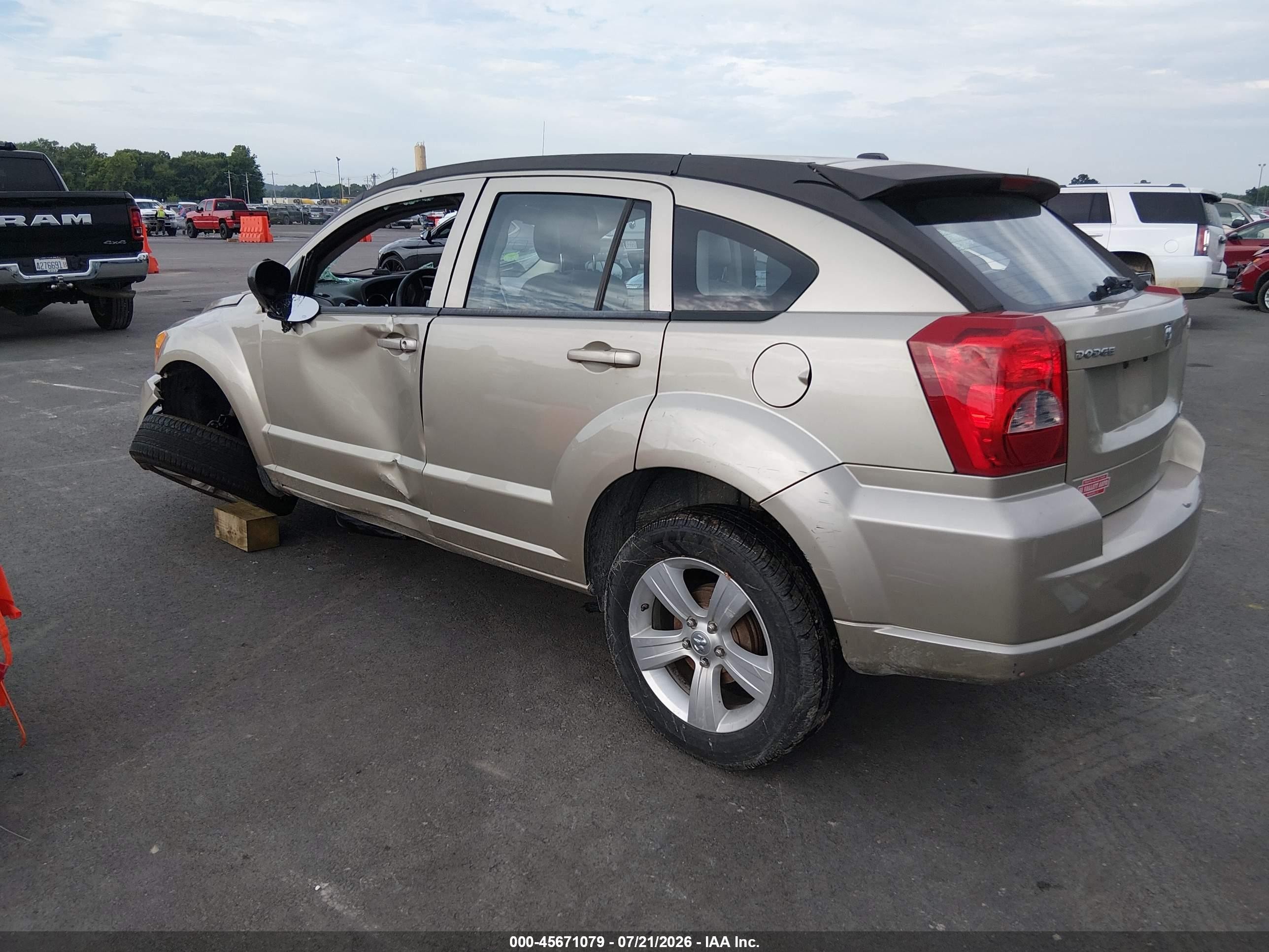 2010 Dodge Caliber Sxt Gold vin: 1B3CB4HA3AD560649