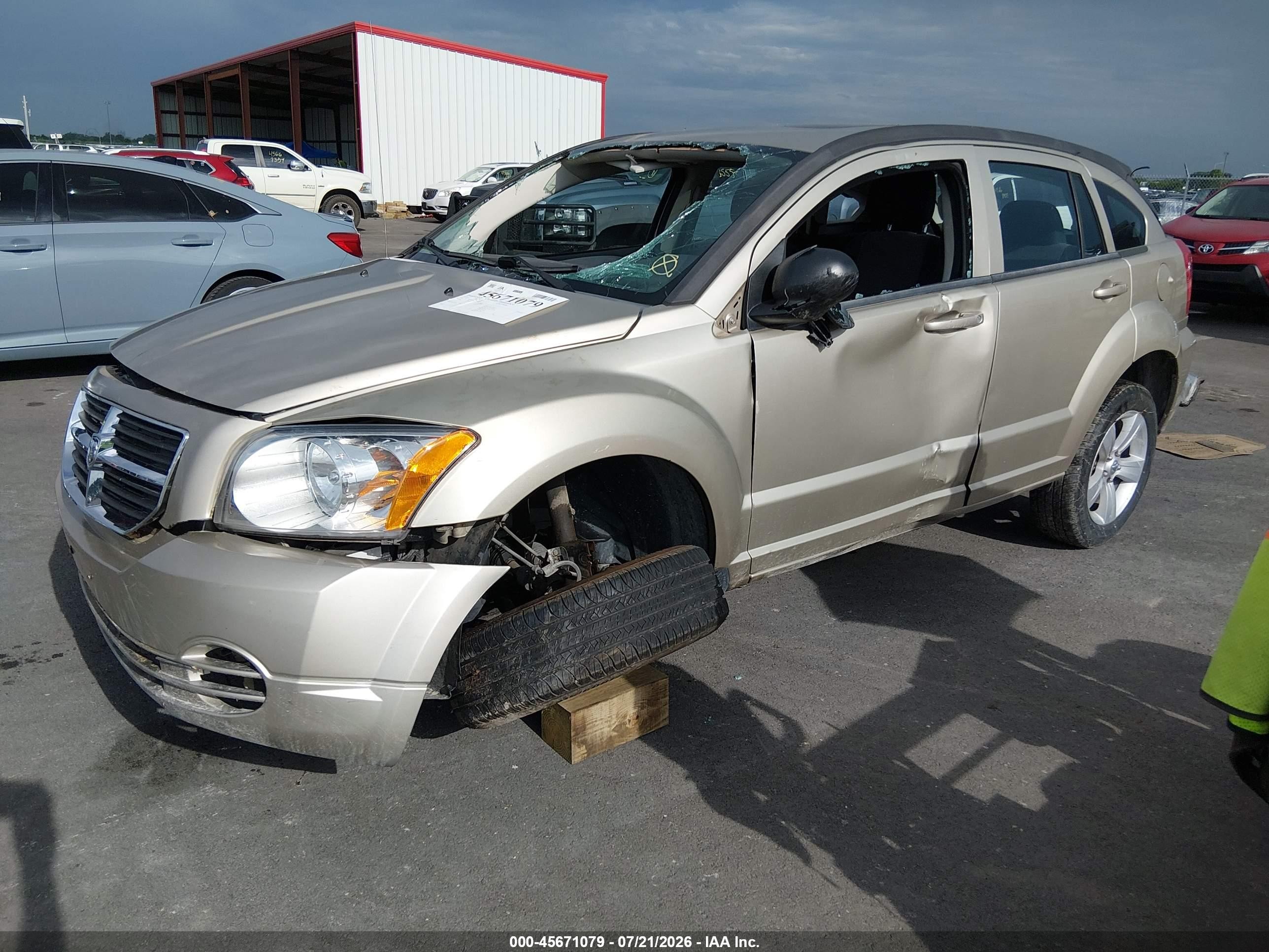 2010 Dodge Caliber Sxt Gold vin: 1B3CB4HA3AD560649