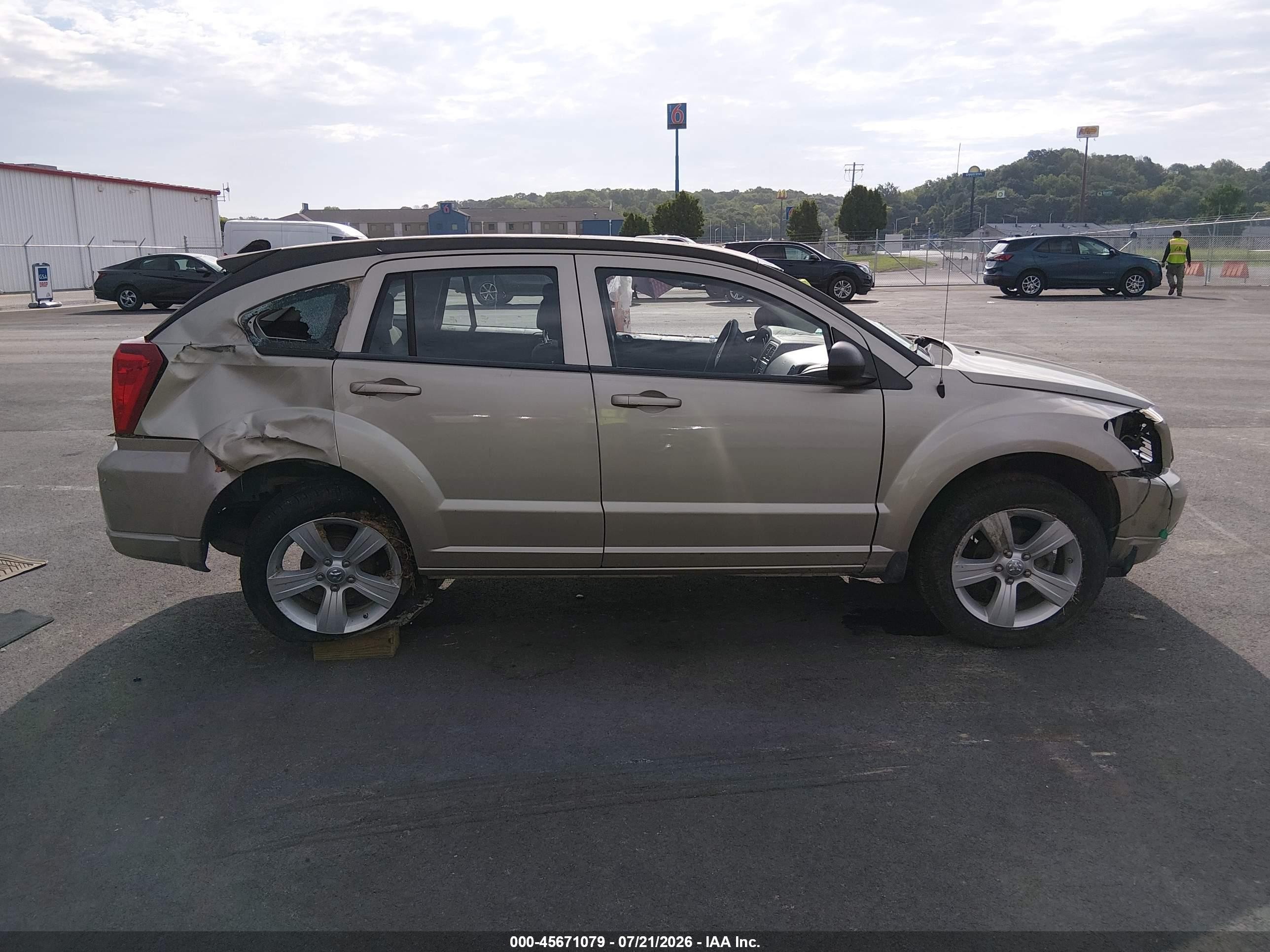 2010 Dodge Caliber Sxt Gold vin: 1B3CB4HA3AD560649