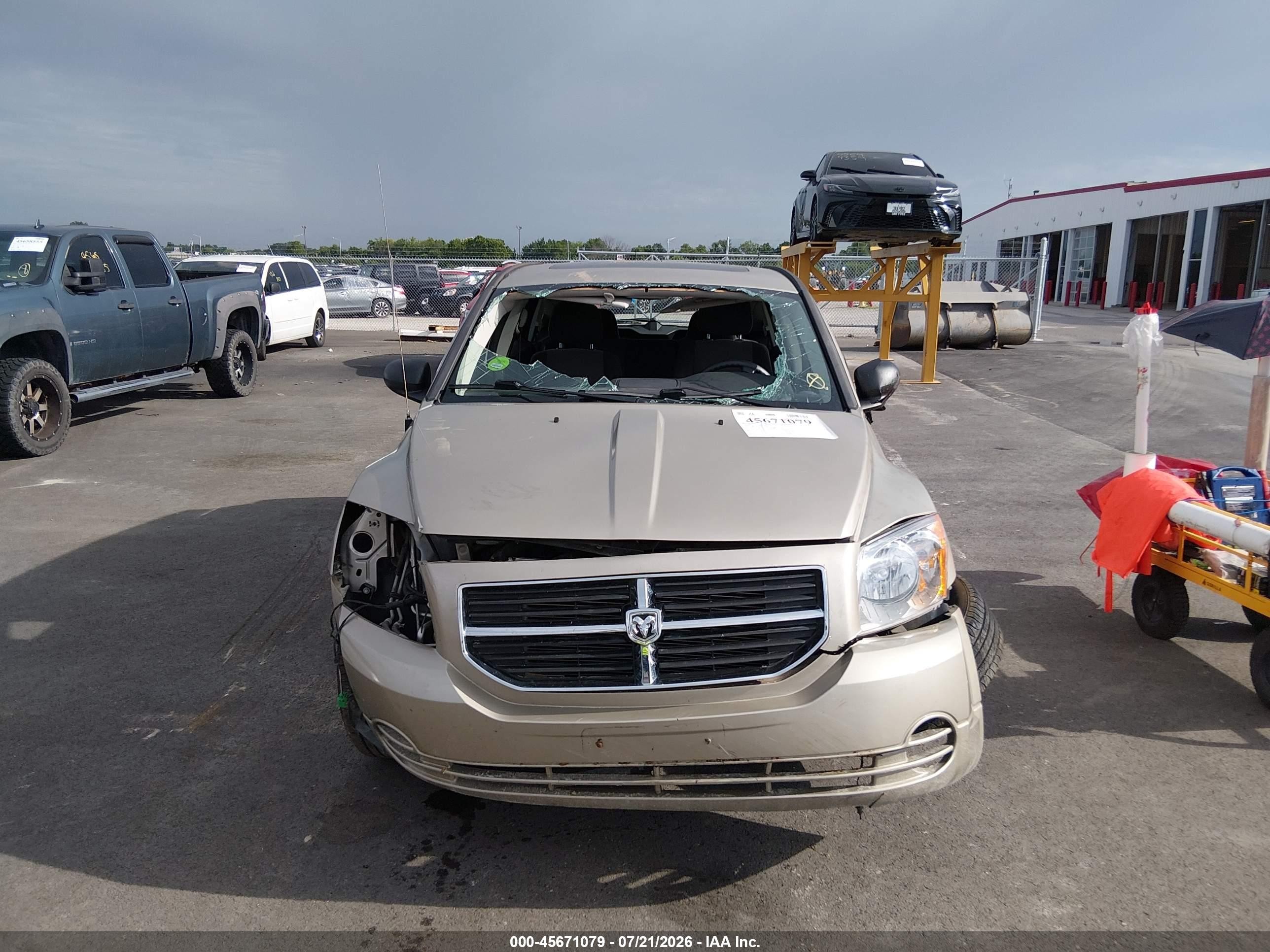 2010 Dodge Caliber Sxt Gold vin: 1B3CB4HA3AD560649