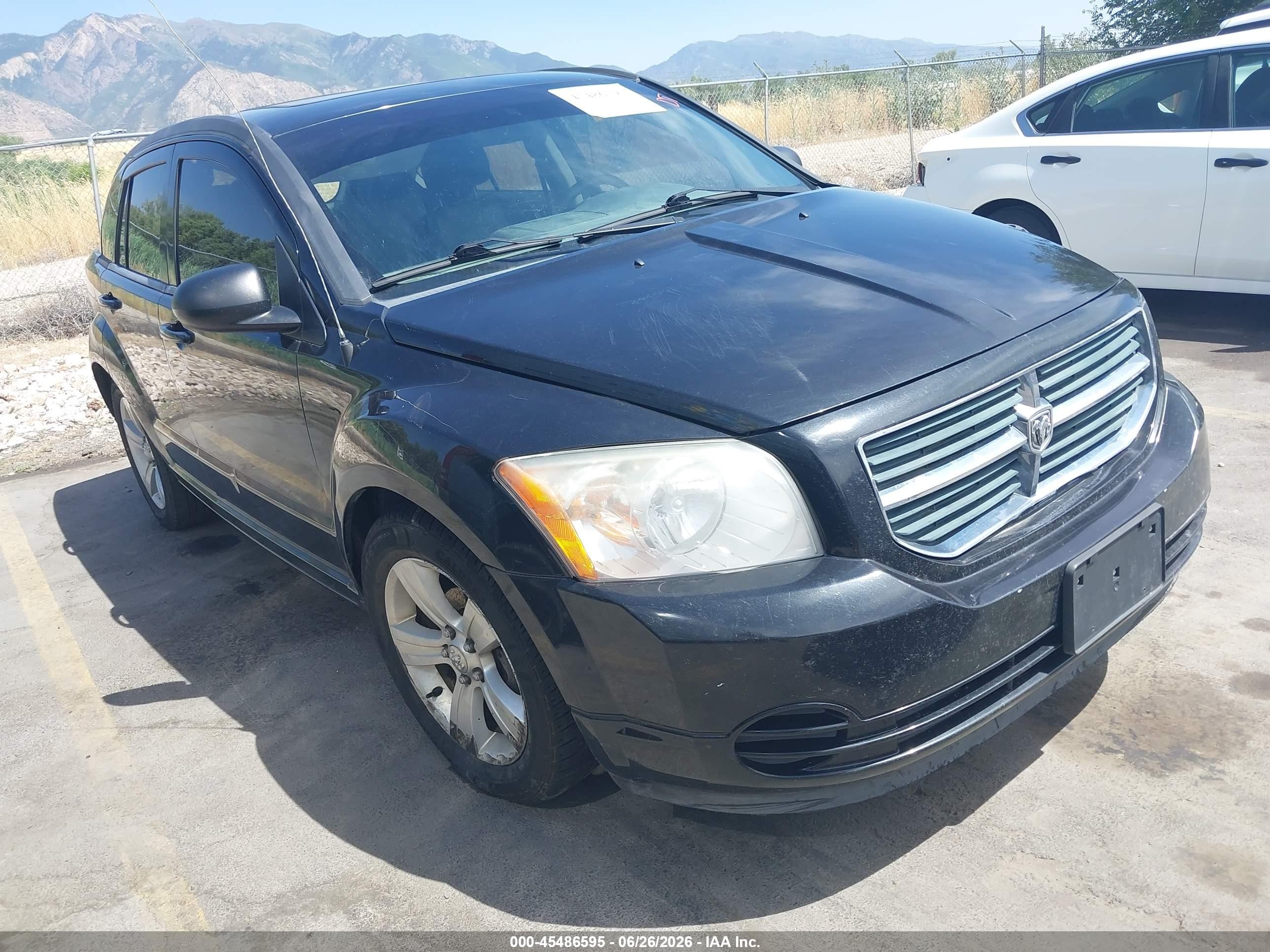 2010 Dodge Caliber Sxt Black vin: 1B3CB4HA4AD535193