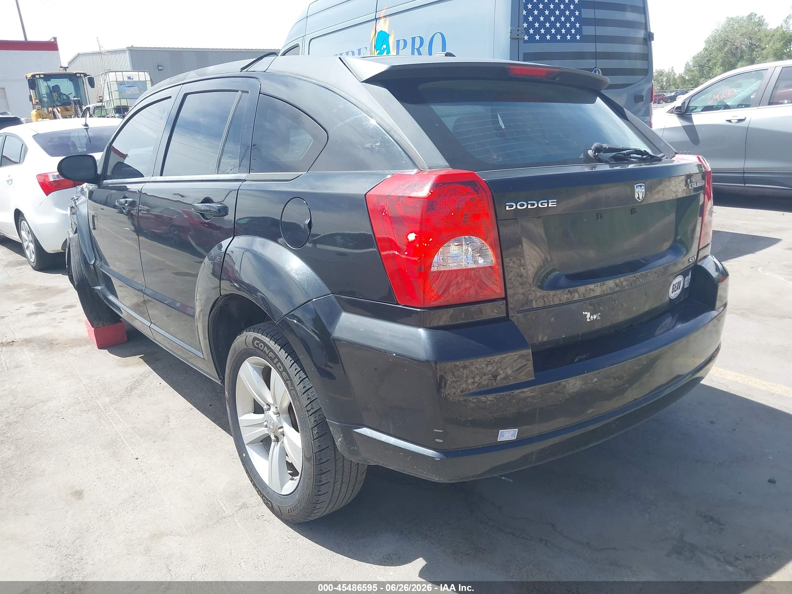 2010 Dodge Caliber Sxt Black vin: 1B3CB4HA4AD535193