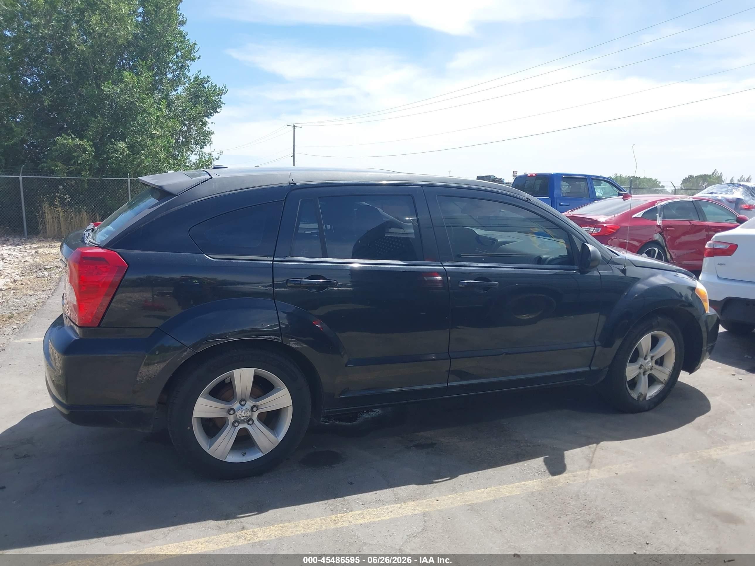 2010 Dodge Caliber Sxt Black vin: 1B3CB4HA4AD535193