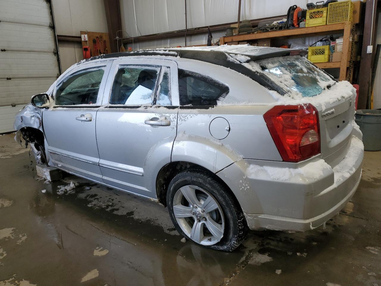 2010 Dodge Caliber Sxt Silver vin: 1B3CB4HA4AD637254