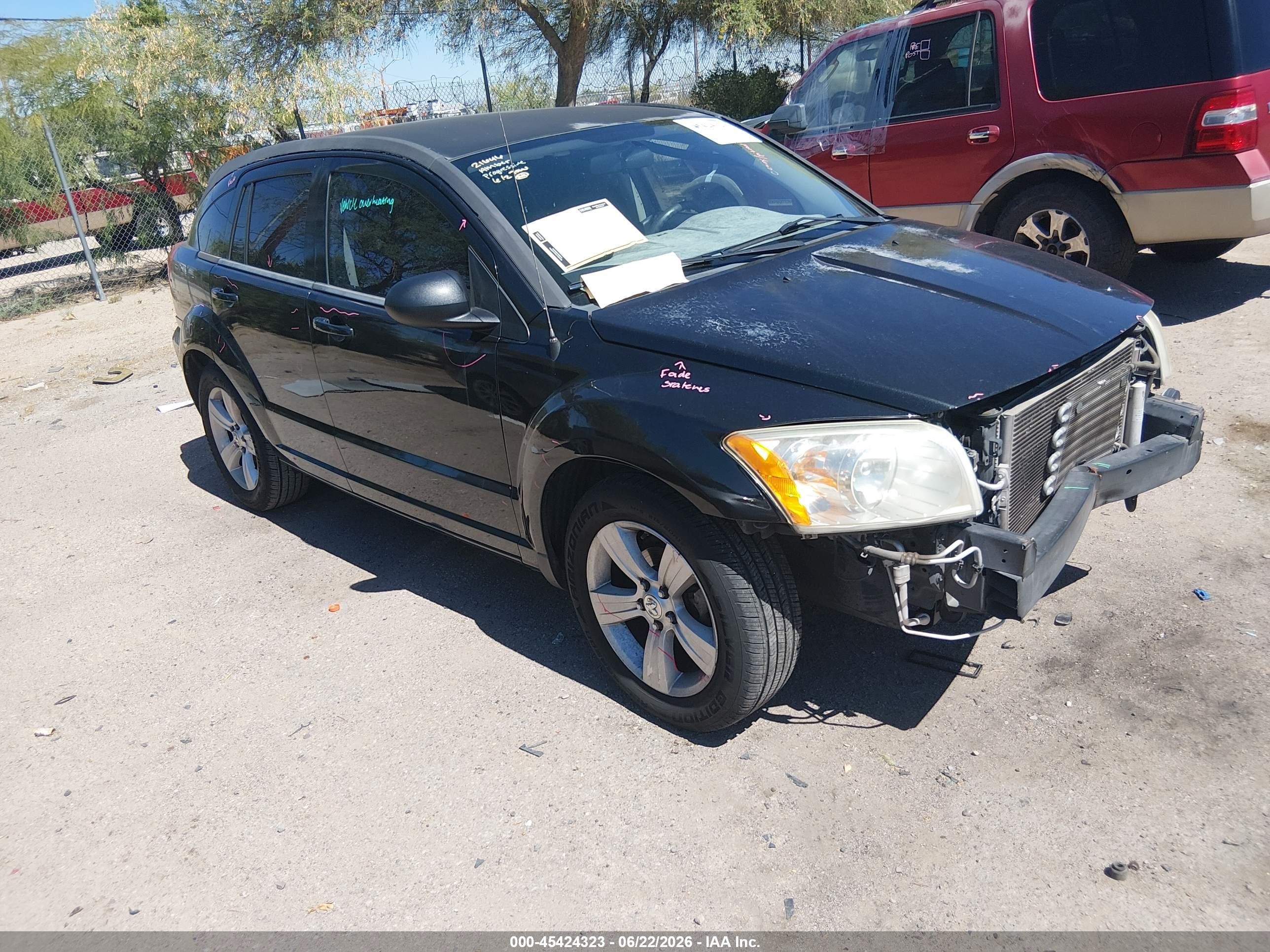 2010 Dodge Caliber Sxt Black vin: 1B3CB4HA5AD532867