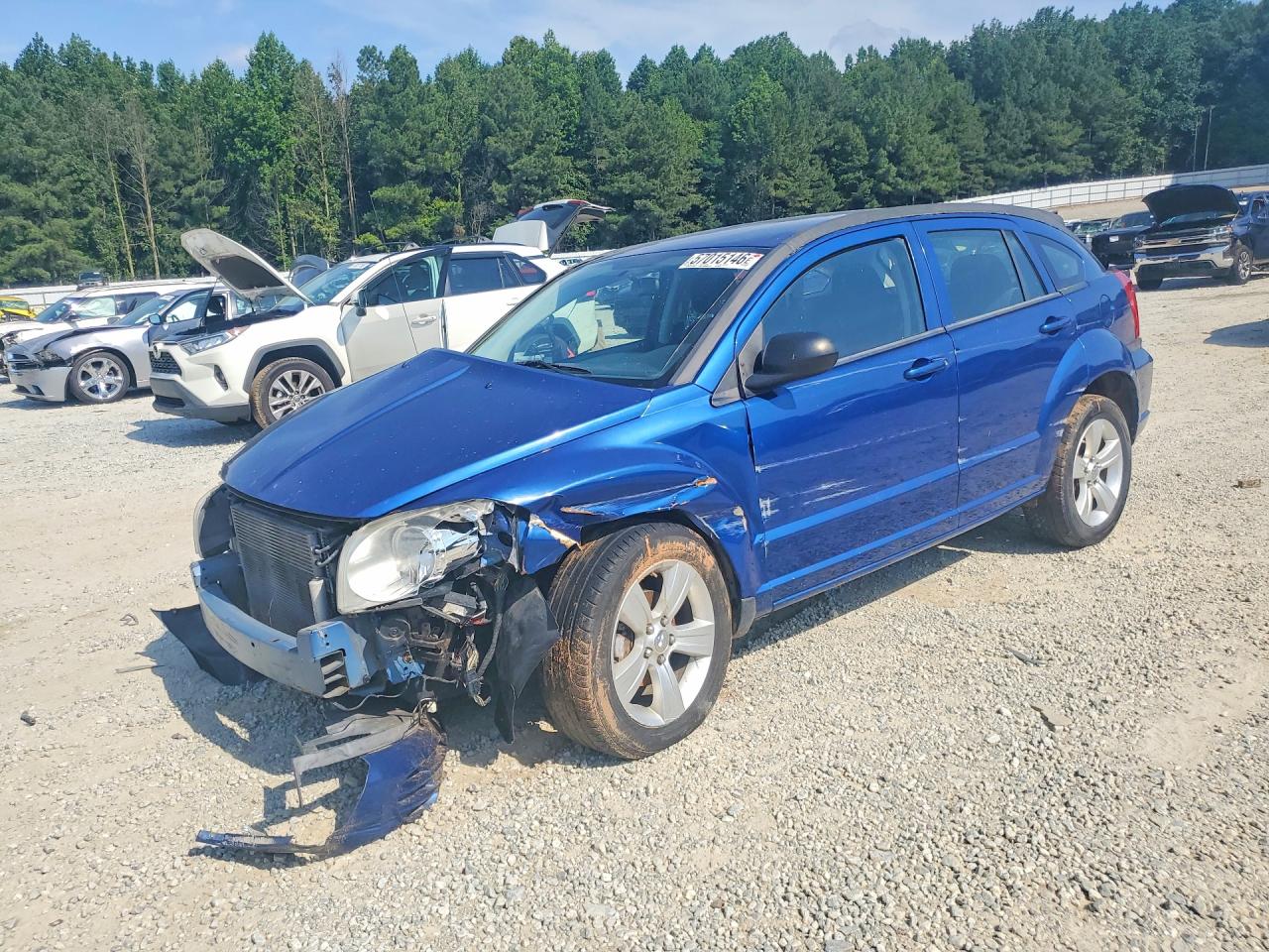 2010 Dodge Caliber Sxt Синий vin: 1B3CB4HA5AD552424