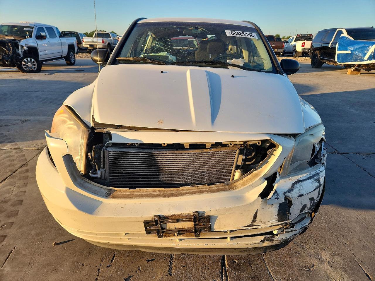 2010 Dodge Caliber Sxt White vin: 1B3CB4HA5AD619006