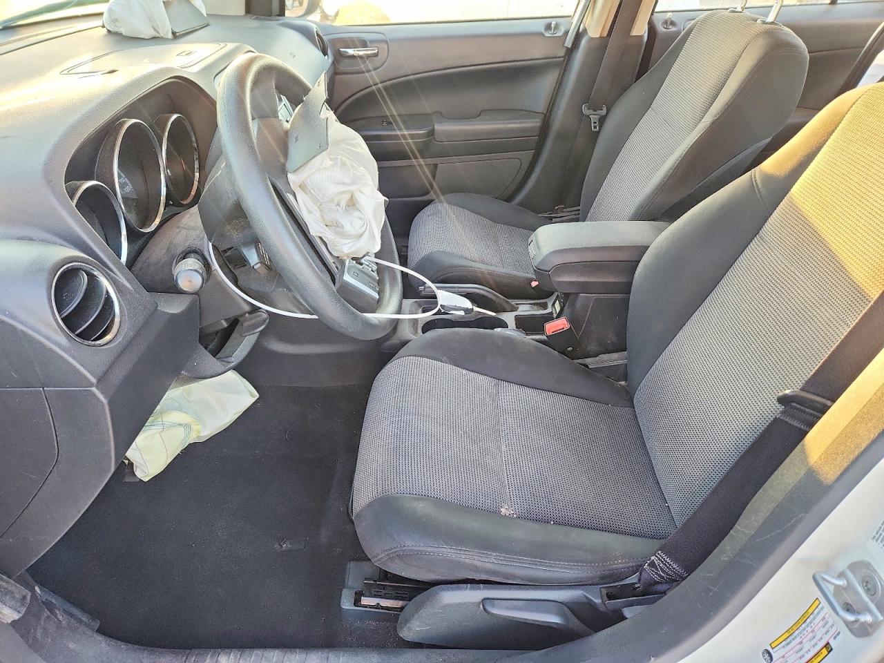 2010 Dodge Caliber Sxt White vin: 1B3CB4HA5AD619006