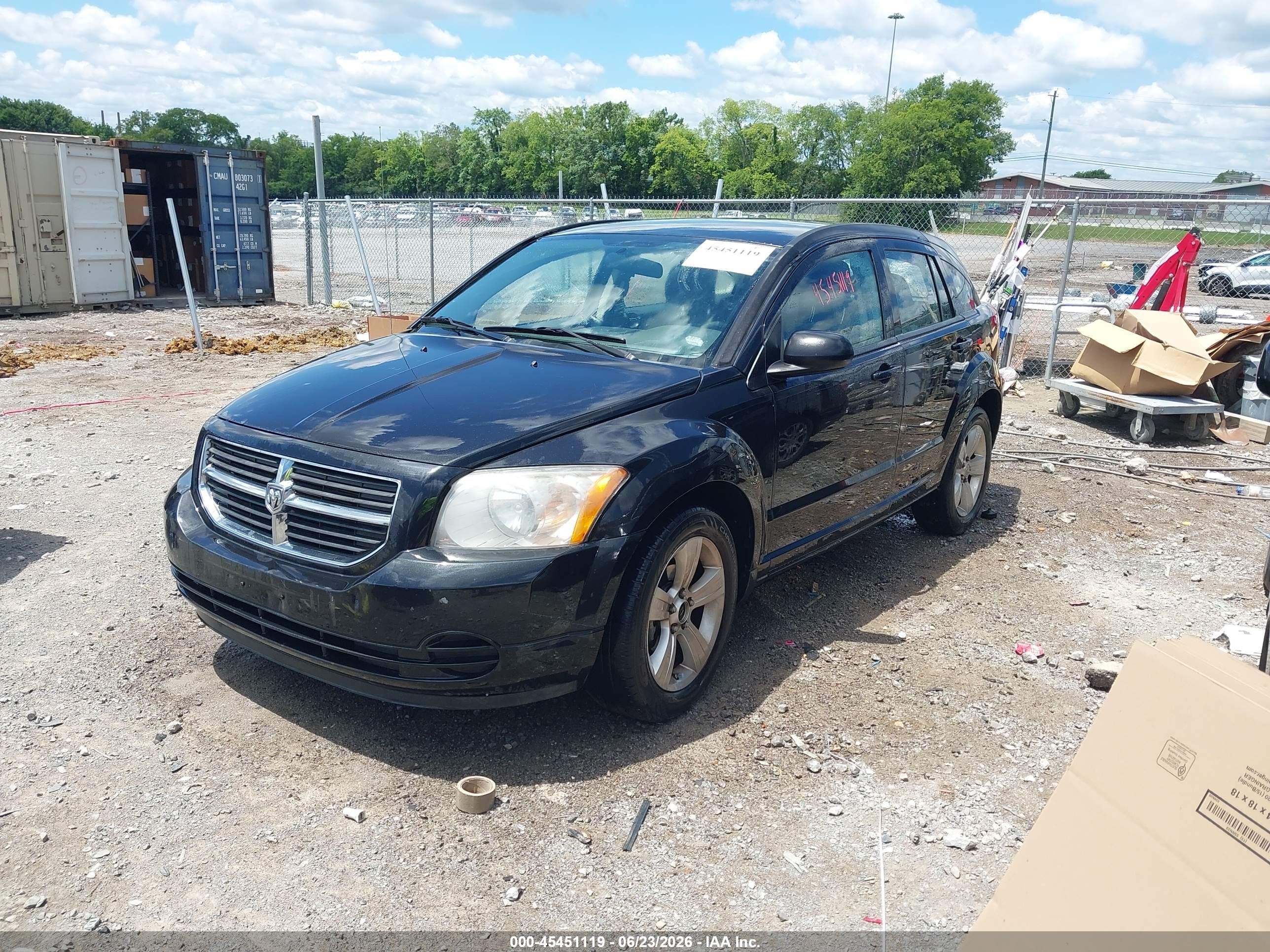 2010 Dodge Caliber Sxt Черный vin: 1B3CB4HA5AD663314