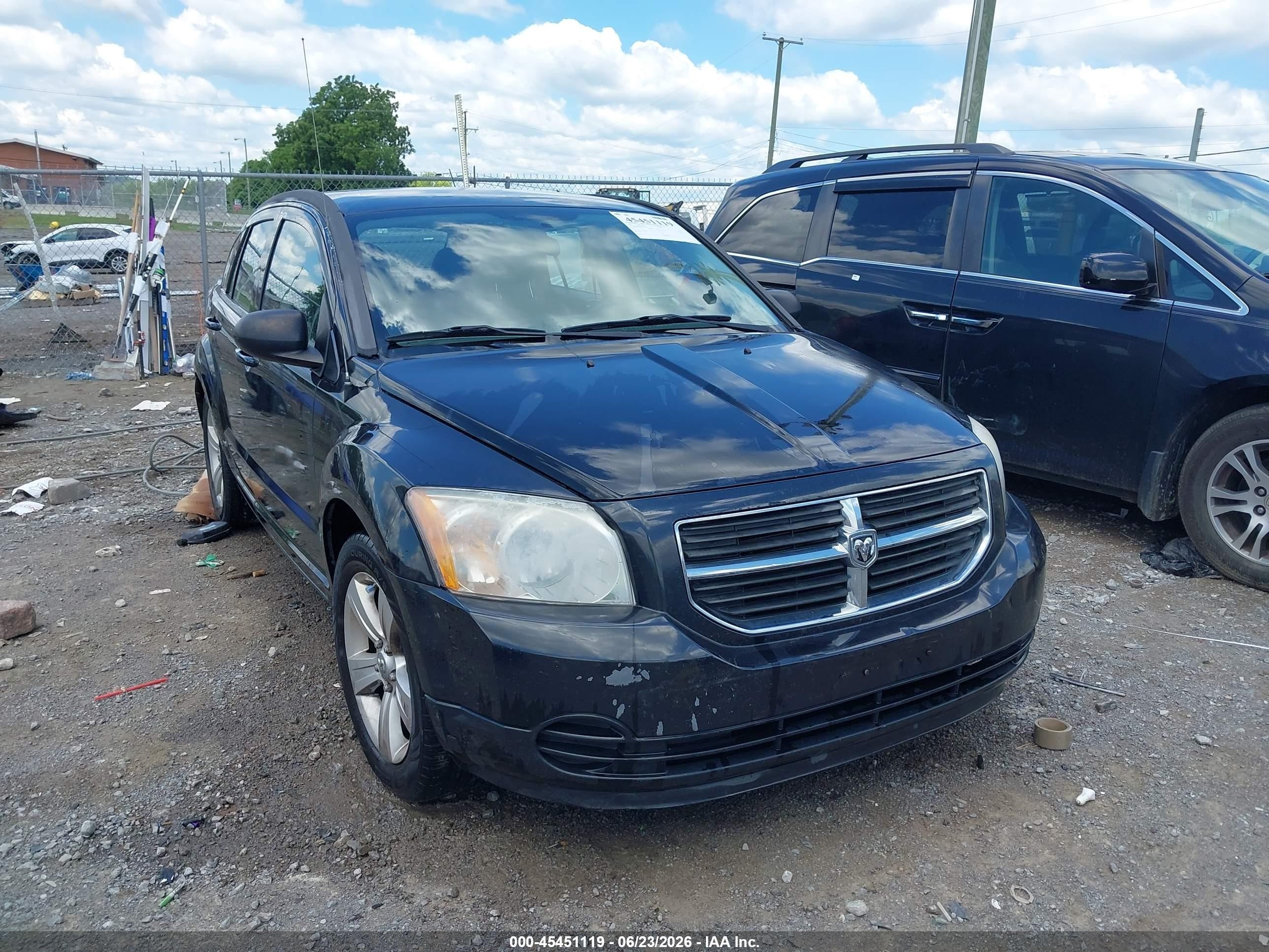 2010 Dodge Caliber Sxt Черный vin: 1B3CB4HA5AD663314