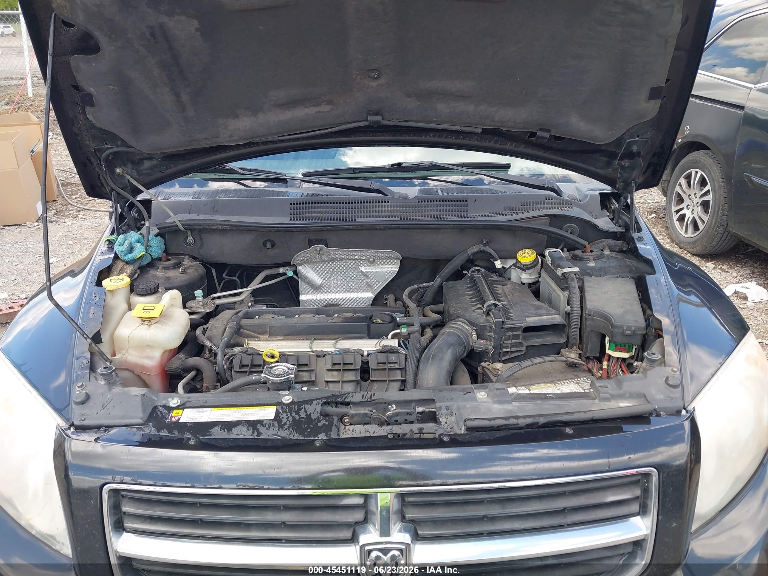 2010 Dodge Caliber Sxt Черный vin: 1B3CB4HA5AD663314