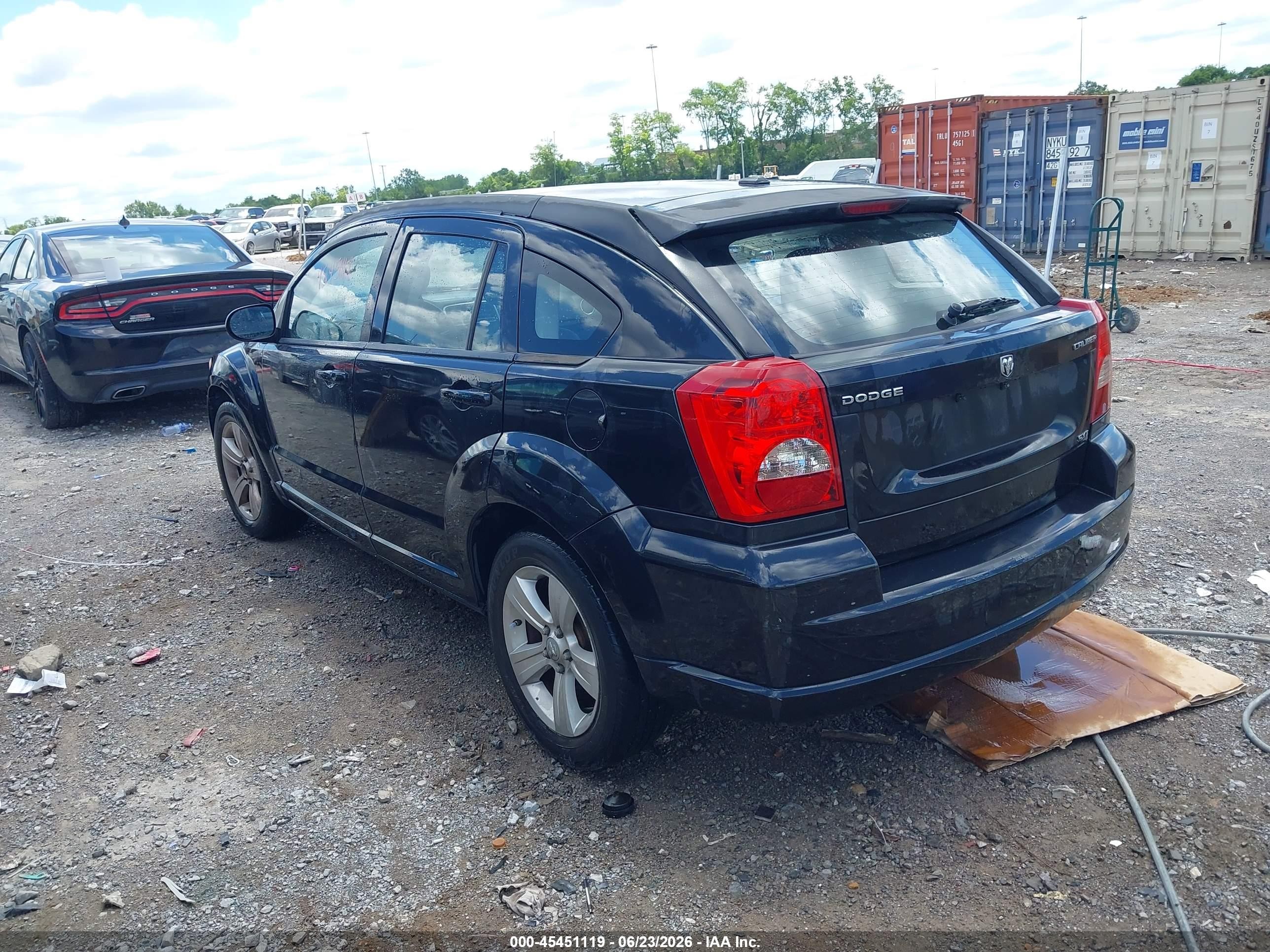 2010 Dodge Caliber Sxt Черный vin: 1B3CB4HA5AD663314