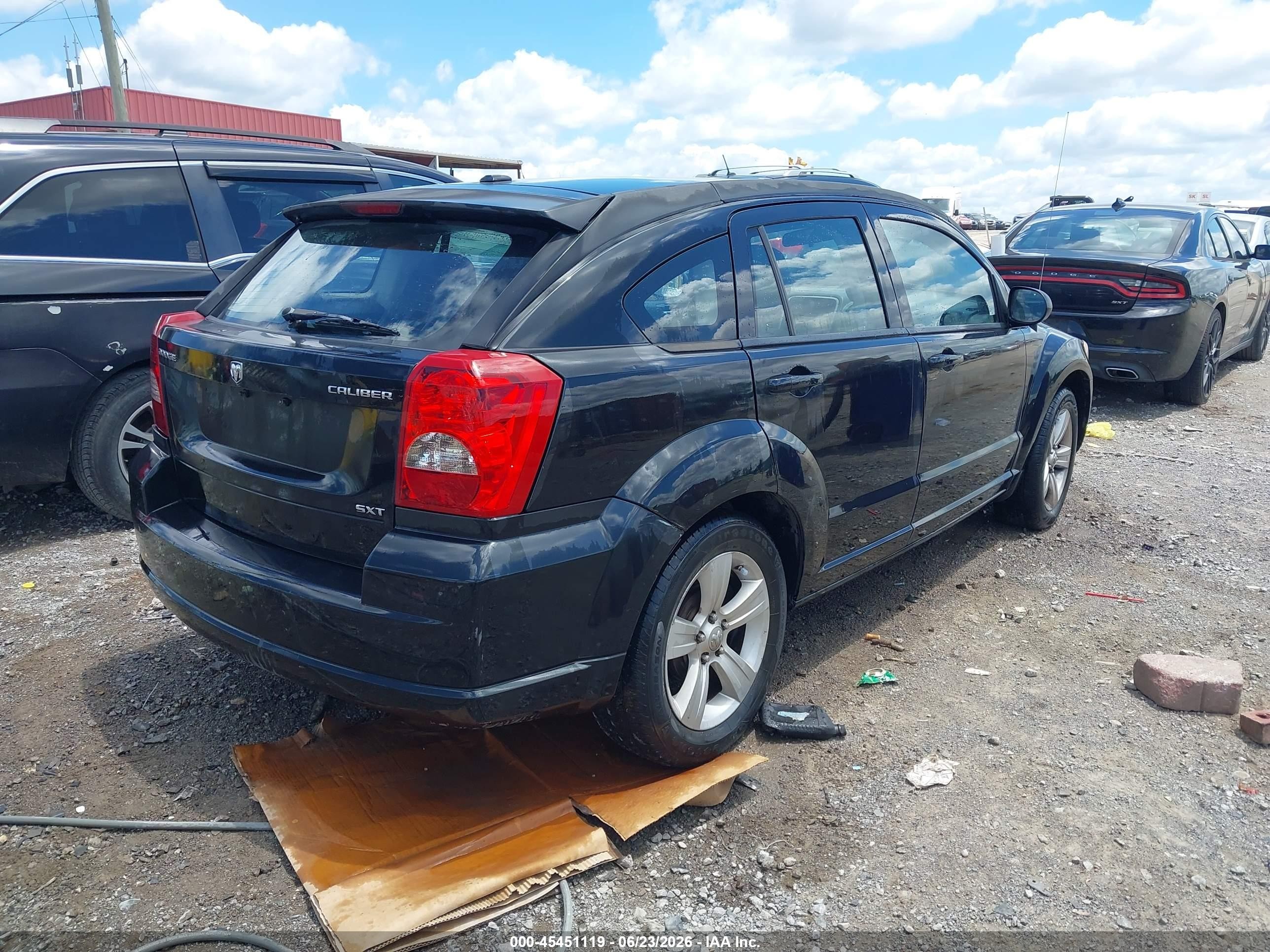 2010 Dodge Caliber Sxt Черный vin: 1B3CB4HA5AD663314