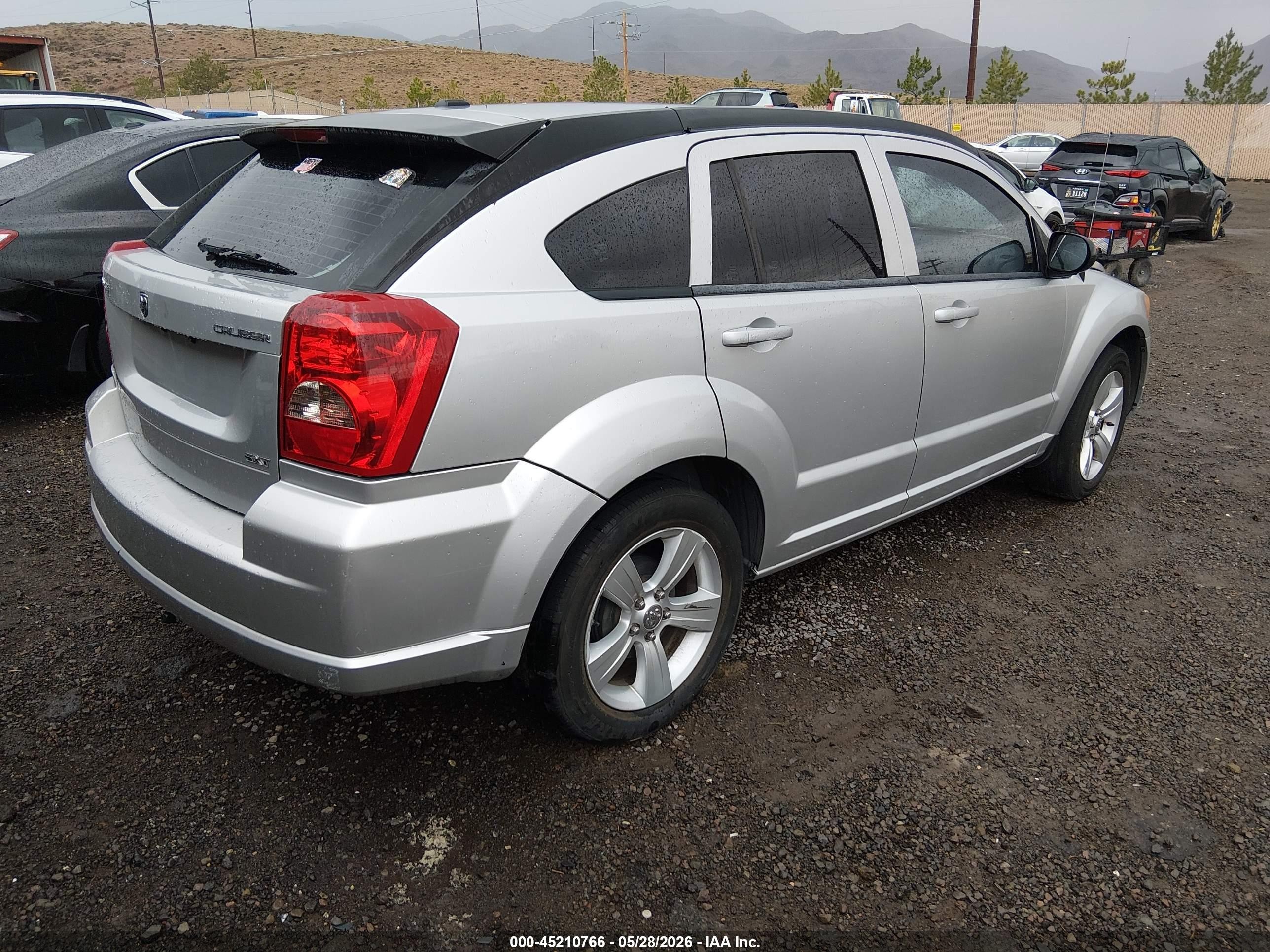 2010 Dodge Caliber Sxt Silver vin: 1B3CB4HA6AD532358