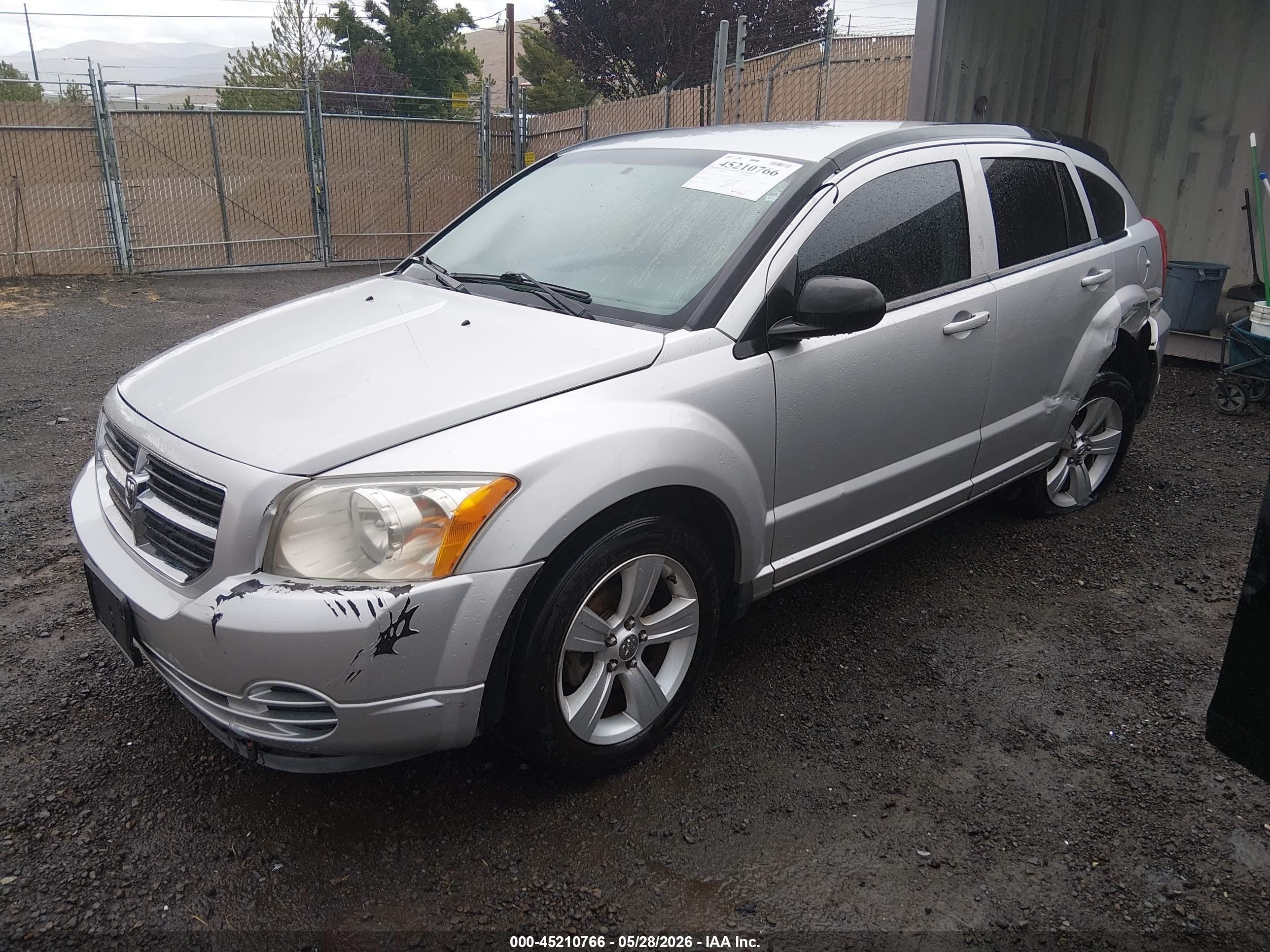2010 Dodge Caliber Sxt Silver vin: 1B3CB4HA6AD532358