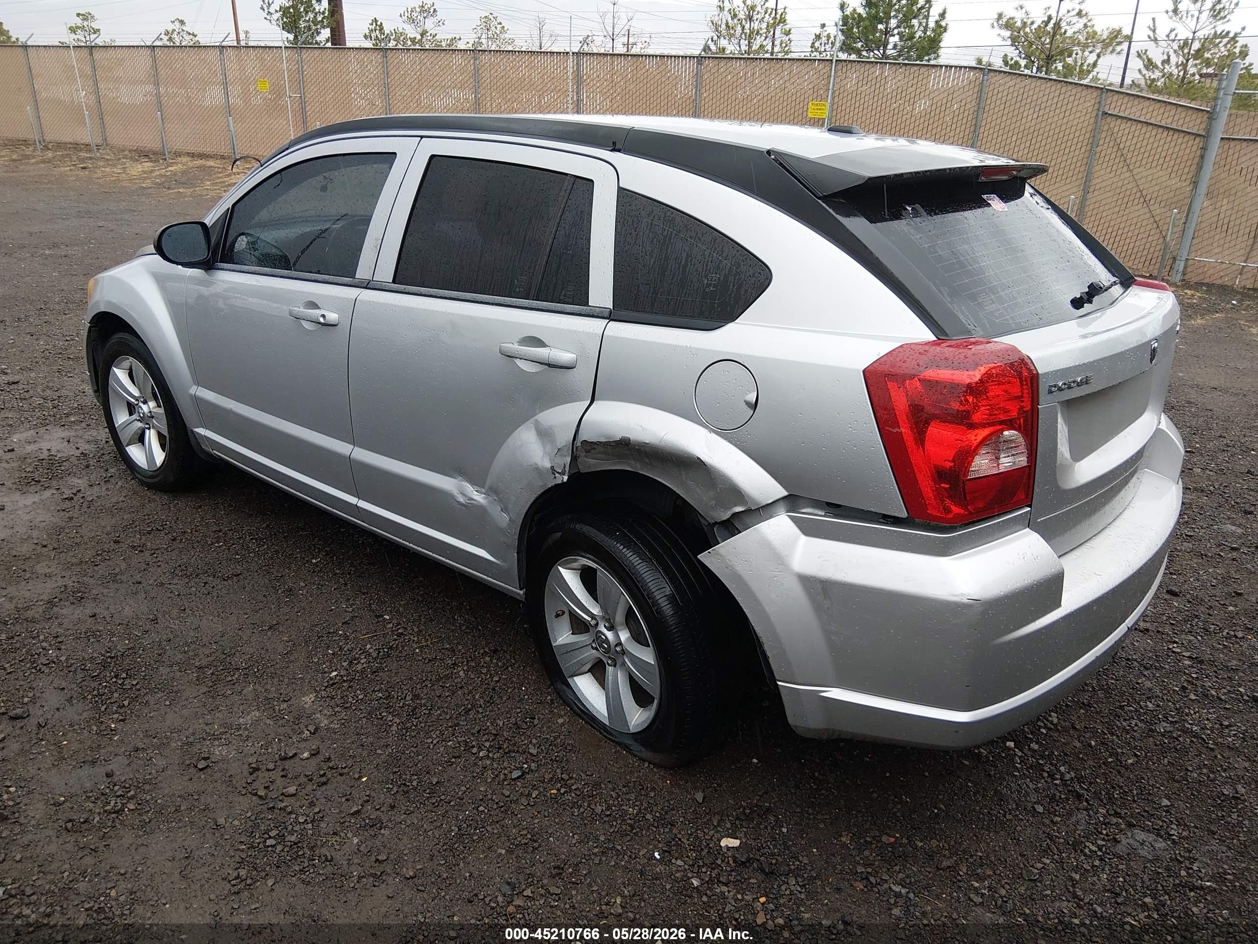 2010 Dodge Caliber Sxt Silver vin: 1B3CB4HA6AD532358