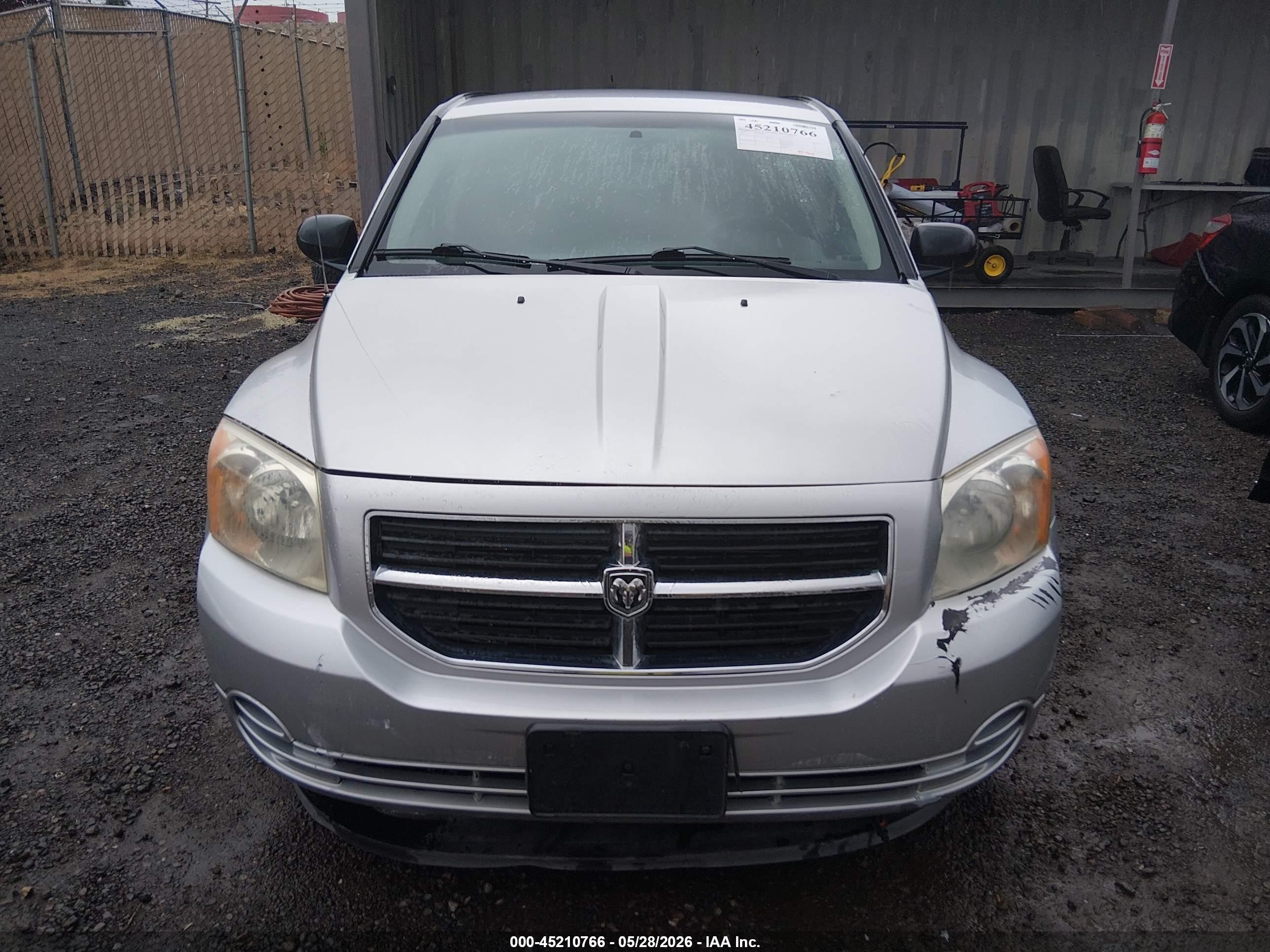2010 Dodge Caliber Sxt Silver vin: 1B3CB4HA6AD532358