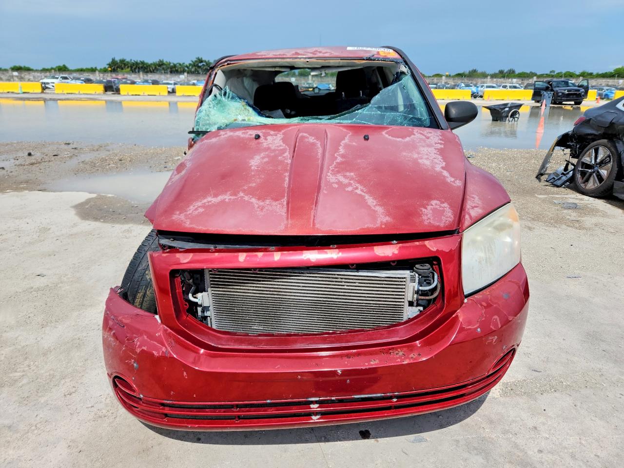2010 Dodge Caliber Sxt Red vin: 1B3CB4HA6AD579468