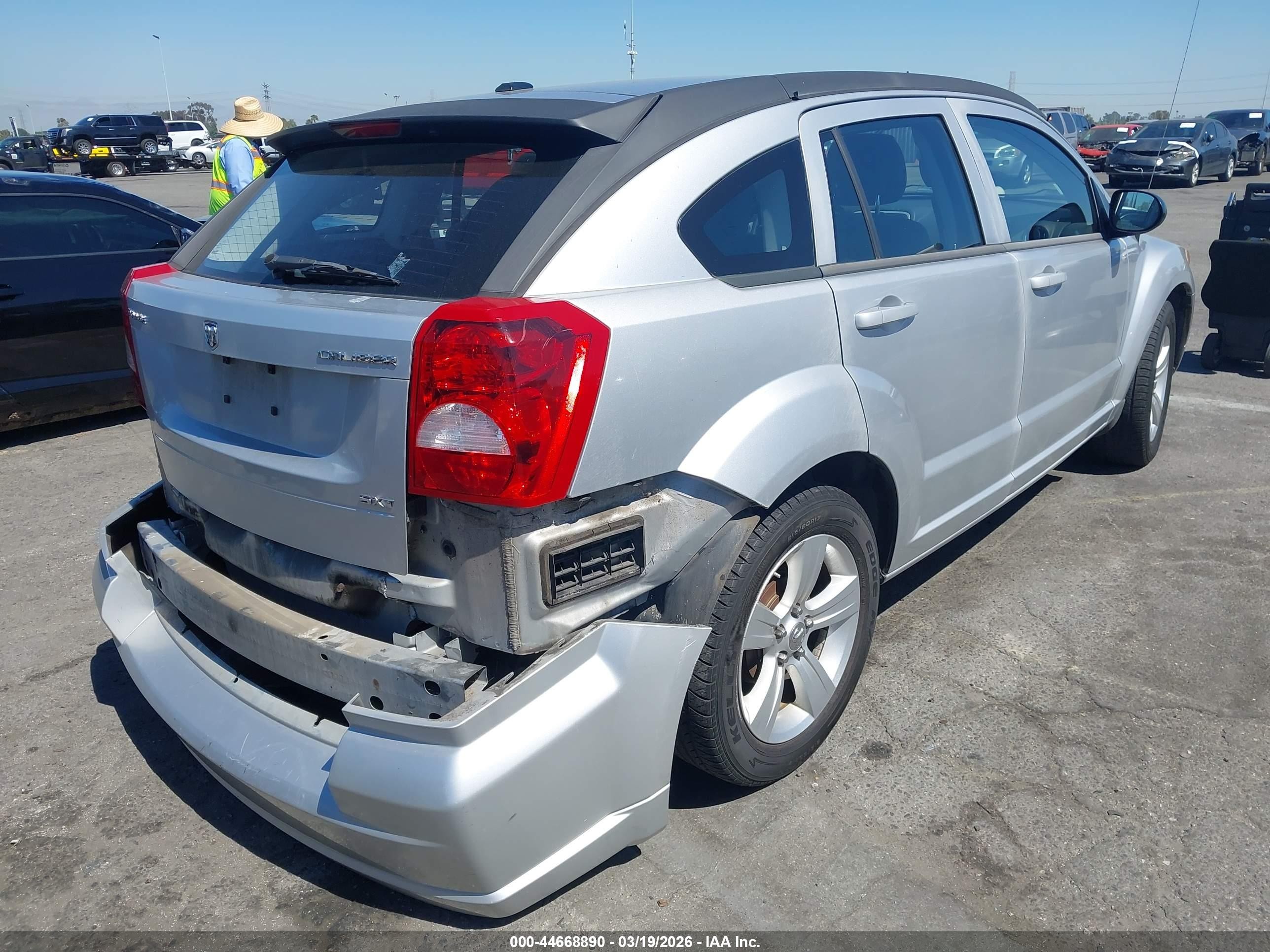 2010 Dodge Caliber Sxt Silver vin: 1B3CB4HA7AD532501